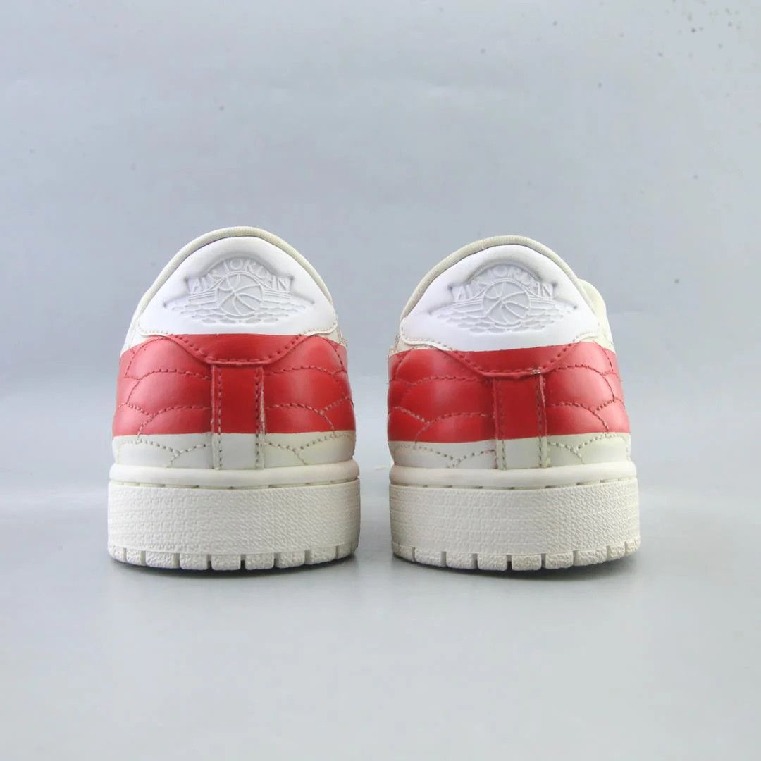 Nike Nike Air Jordan 1 Centre Court sneakers white red colorway Size US 7 / EU 40 - 3 Thumbnail