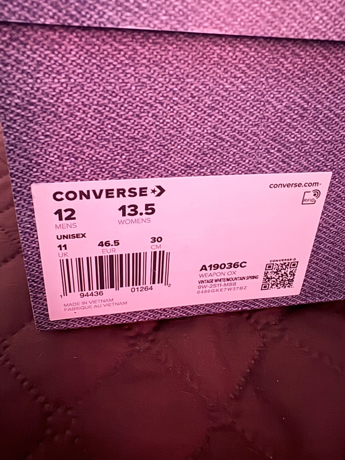 Converse Converse x Eric Emanuel ‘Weapon’ Size US 12 / EU 45 - 7 Thumbnail