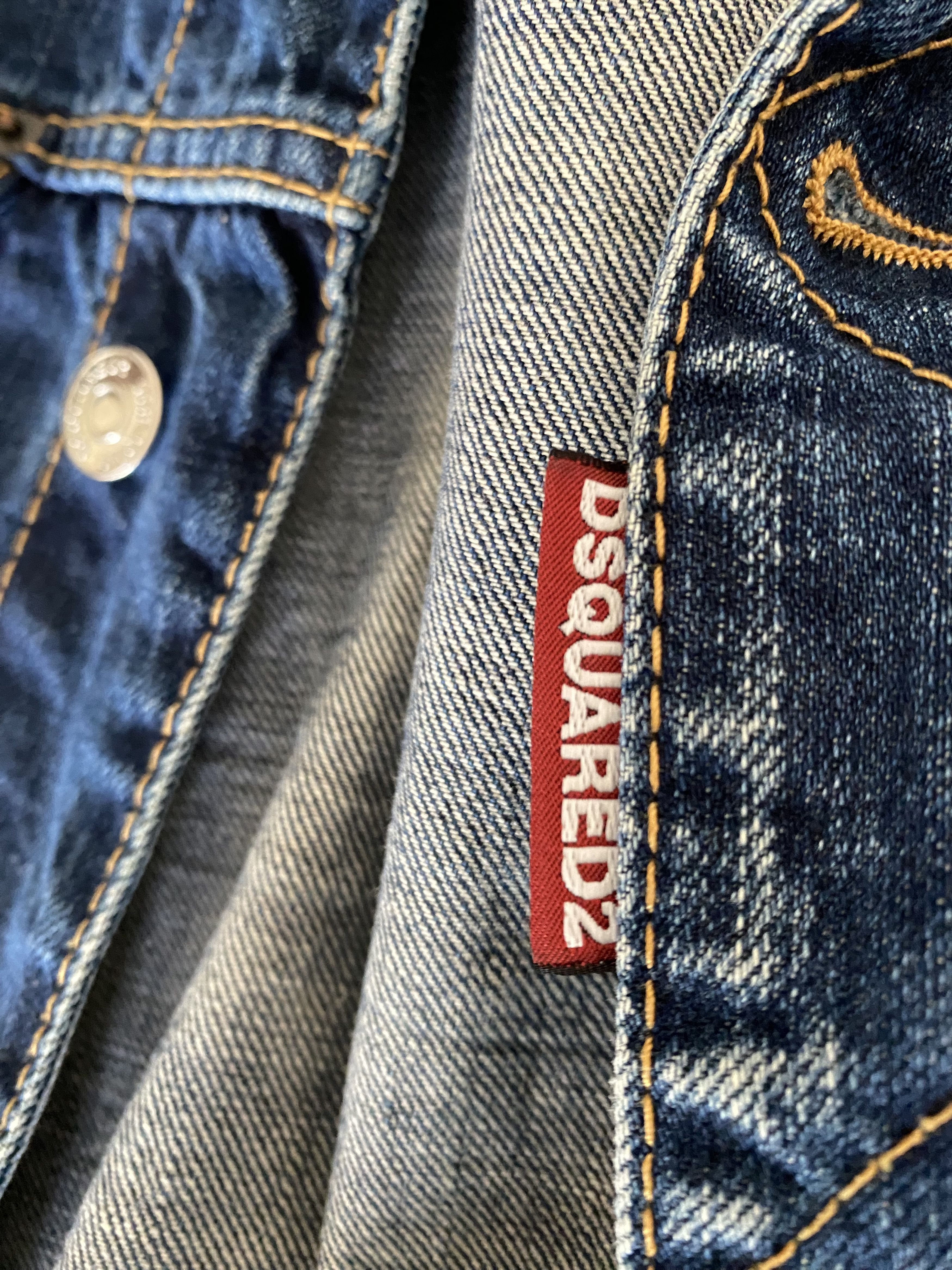 Dsquared2 Dsquared2 Distressed Denim Jacket Tidy Jean Jacket Size US M / EU 48-50 / 2 - 7 Thumbnail