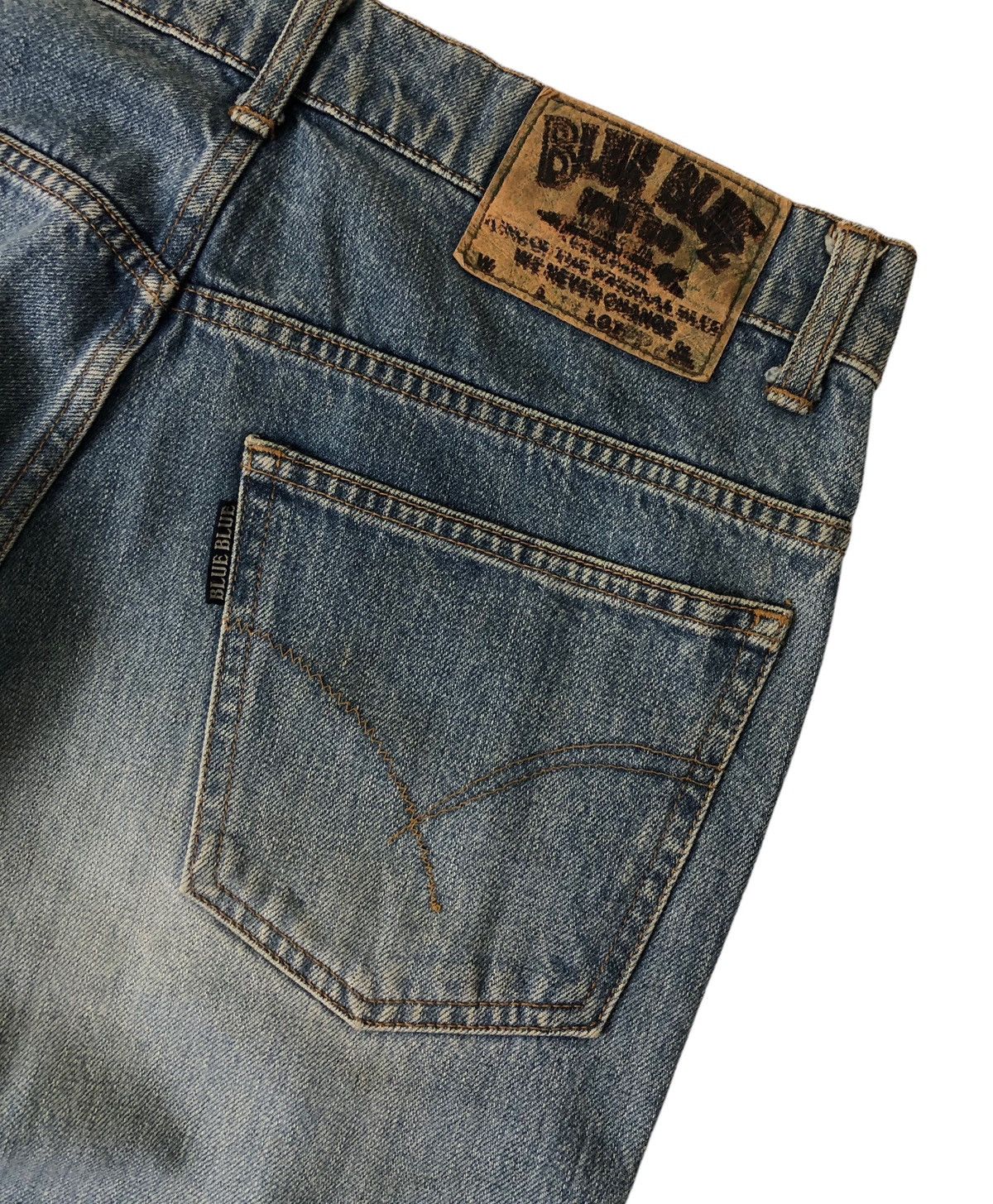 Blue Blue Japan Super Flared Blue Blue Japan Denim Jeans Size US 31 - 12 Thumbnail