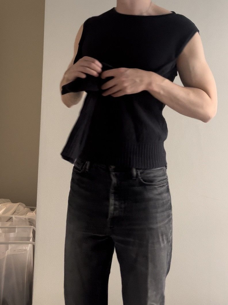 トップス rick owens cape sleeve knit Rick Owens Rick Owens SS22 Fogachine Cape Sleeve Sweater | Grailed