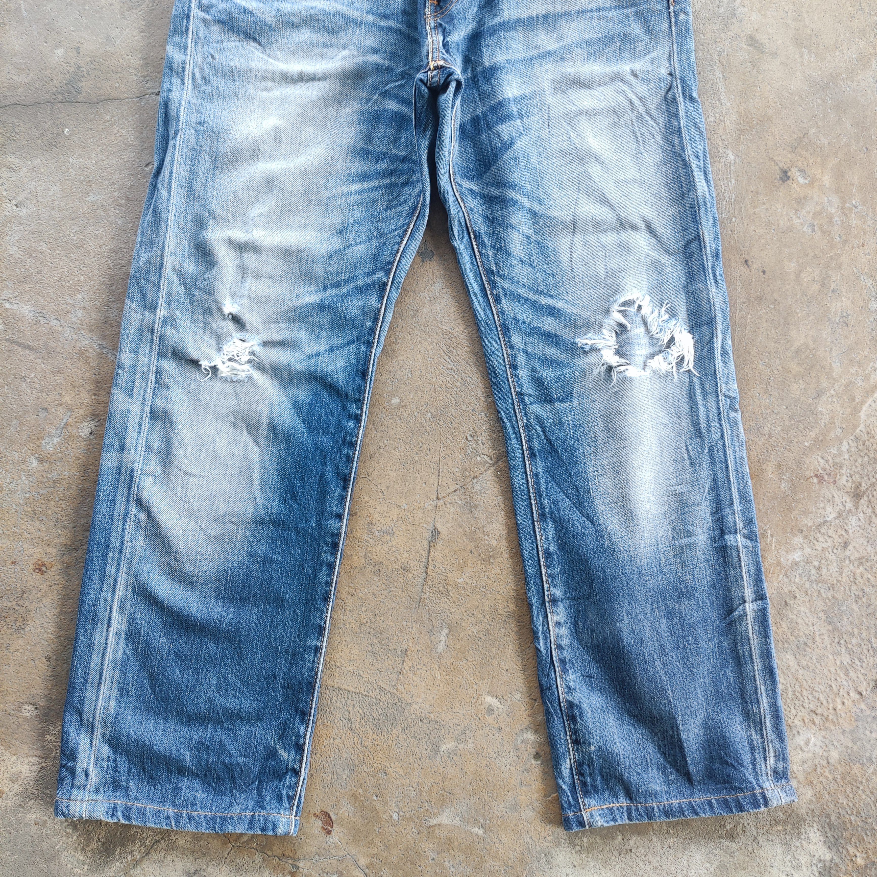 Levi's Vintage Levi's 505 Brand Jeans Ripped Faded Pants Size US 33 - 4 Thumbnail
