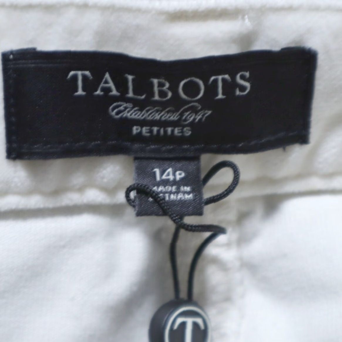 Talbots Talbots Stretch Flannel Cotton Knit Chino Pants Cream Women's 14P Size 36" / US 14 / IT 50 - 5 Thumbnail