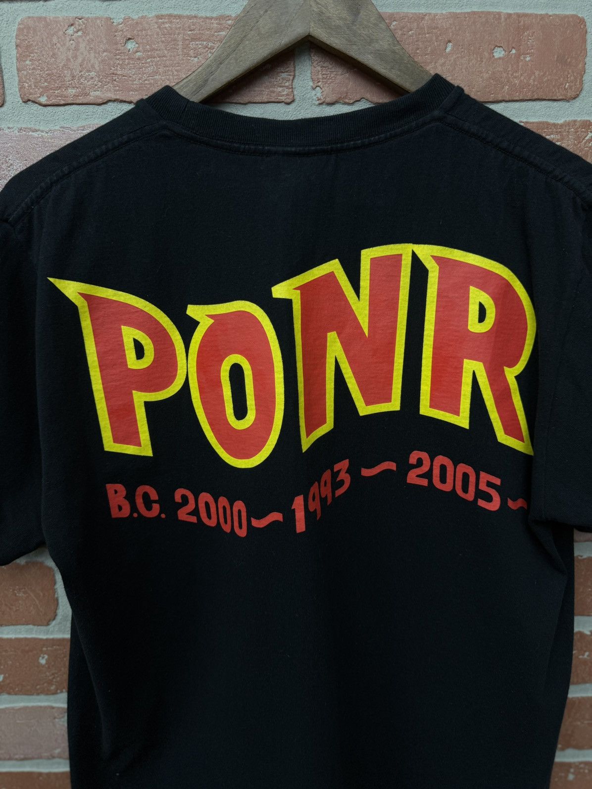 Bape Bape Shark PONR RARE Logo Tee Size M 🧼 Size US M / EU 48-50 / 2 - 6 Thumbnail