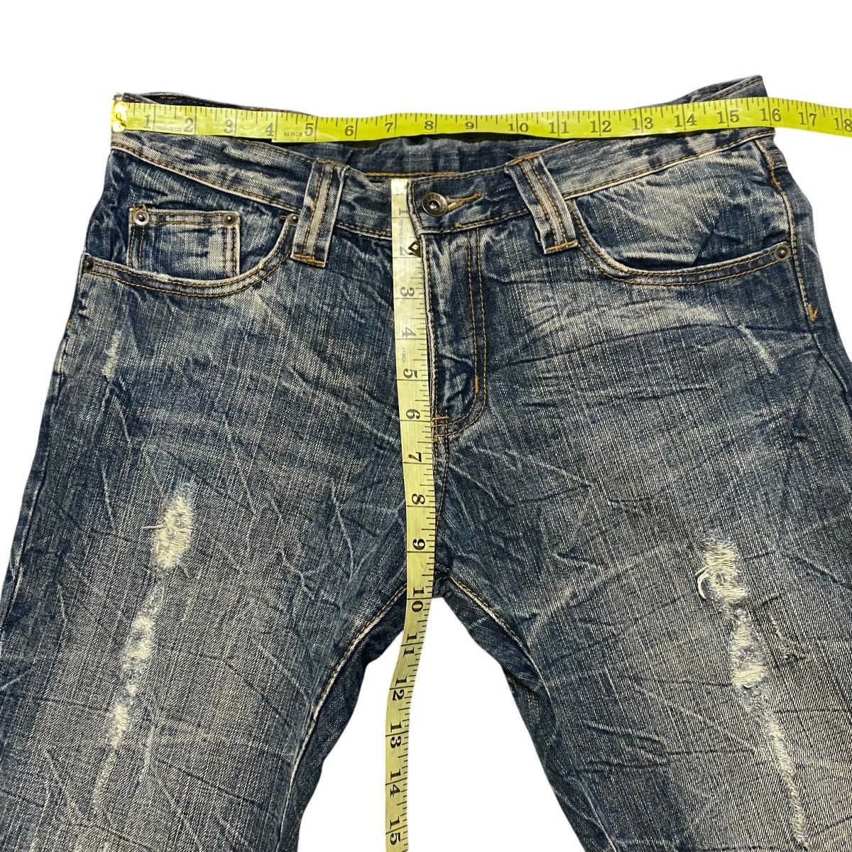 semanticdesign Semantic Design Distressed Denim Flare Jeans Size US 31 - 21 Thumbnail