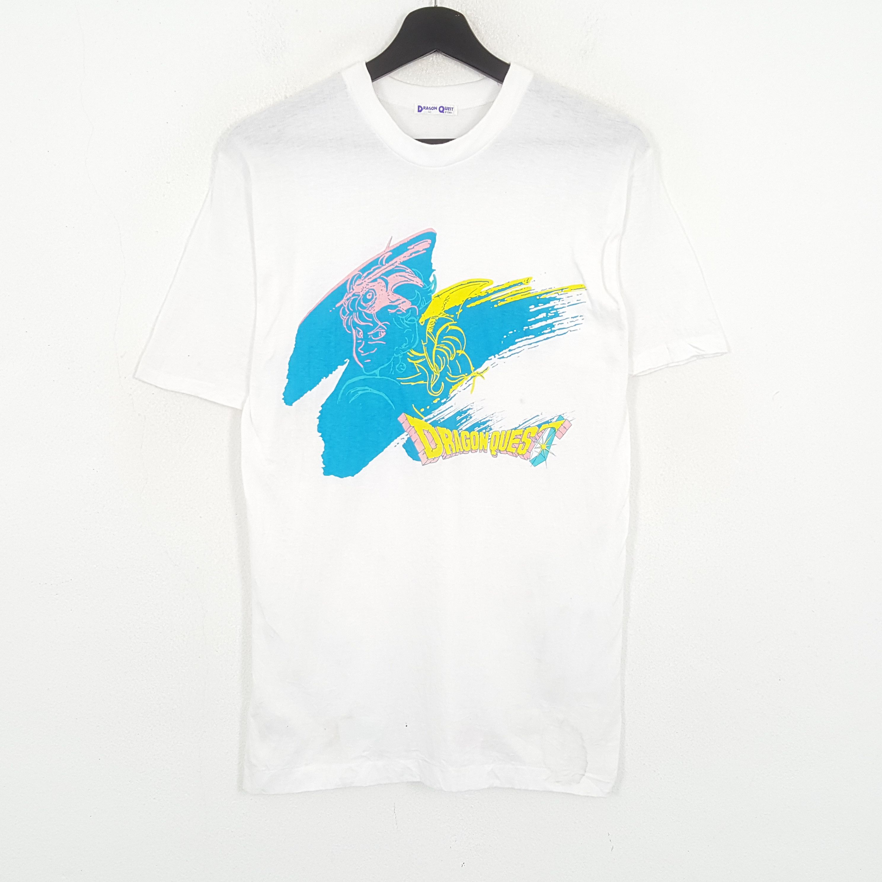 Vintage DRAGON QUEST Promo Style Tshirt Size US S / EU 44-46 / 1 - 1 Thumbnail
