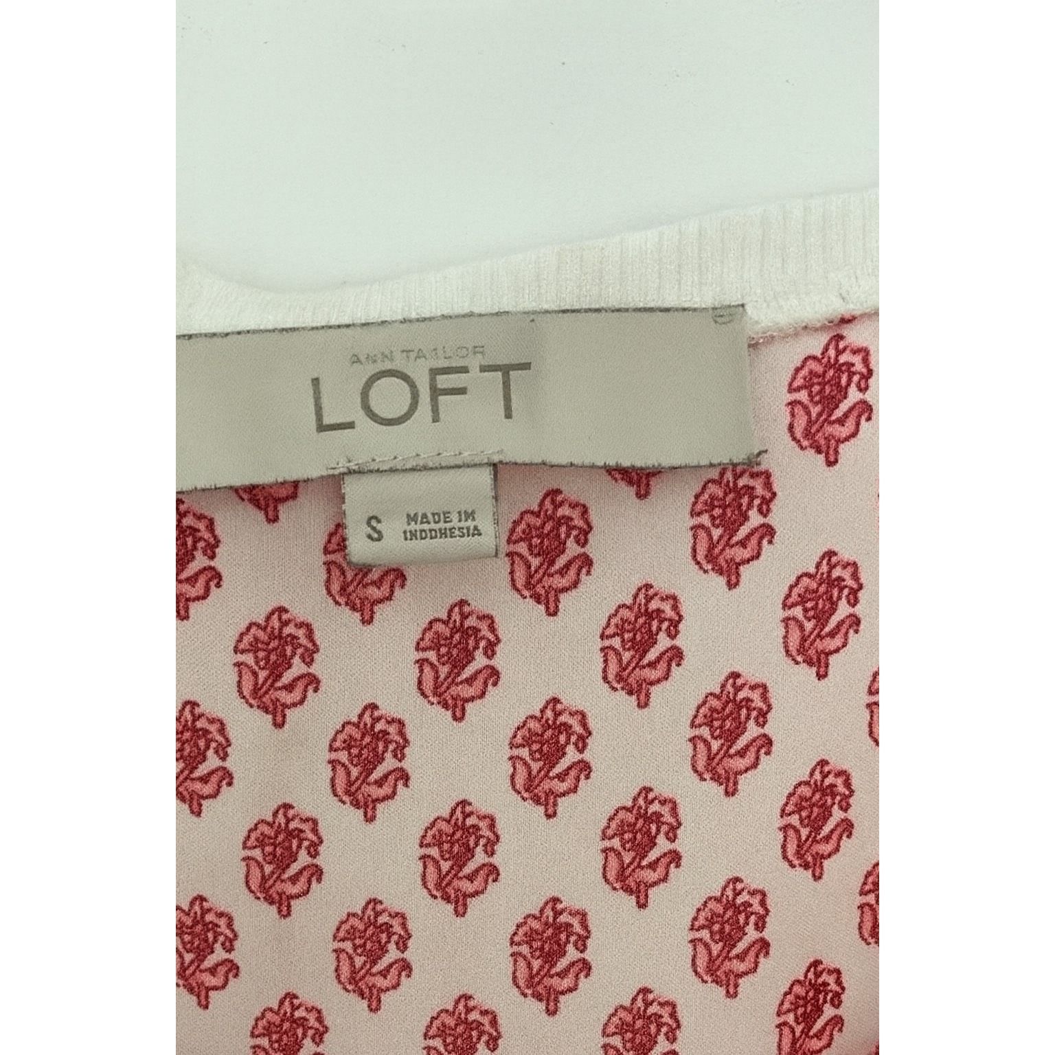 Loft Ann Taylor Loft Women’s Size S Rose Print Sleeveless Tank To Size S / US 4 / IT 40 - 4 Thumbnail