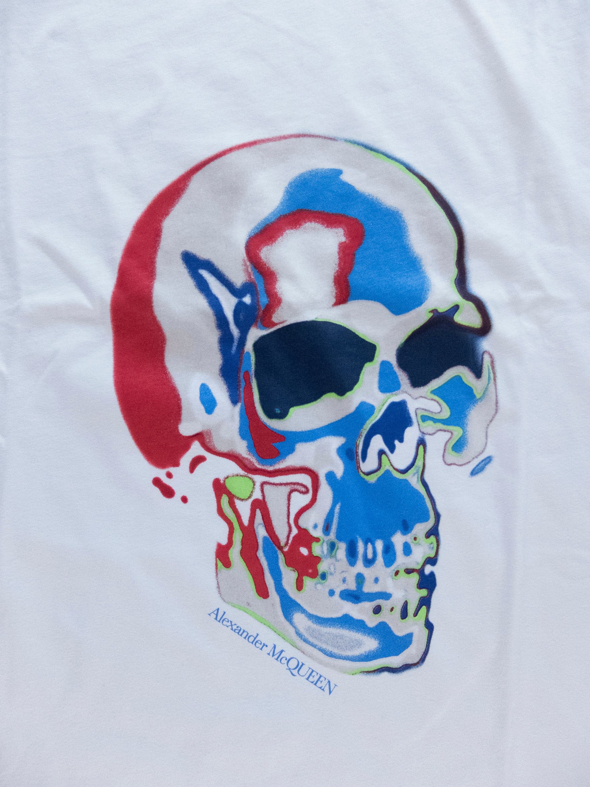 Alexander McQueen ALEXANDER MCQUEEN white regular fit Skull t-shirt Large q Size US L / EU 52-54 / 3 - 7 Thumbnail