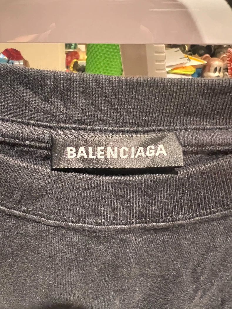 Balenciaga Balenciaga Embroidered Printed Logo Short Sleeve Size US XXS / EU 40 - 4 Thumbnail