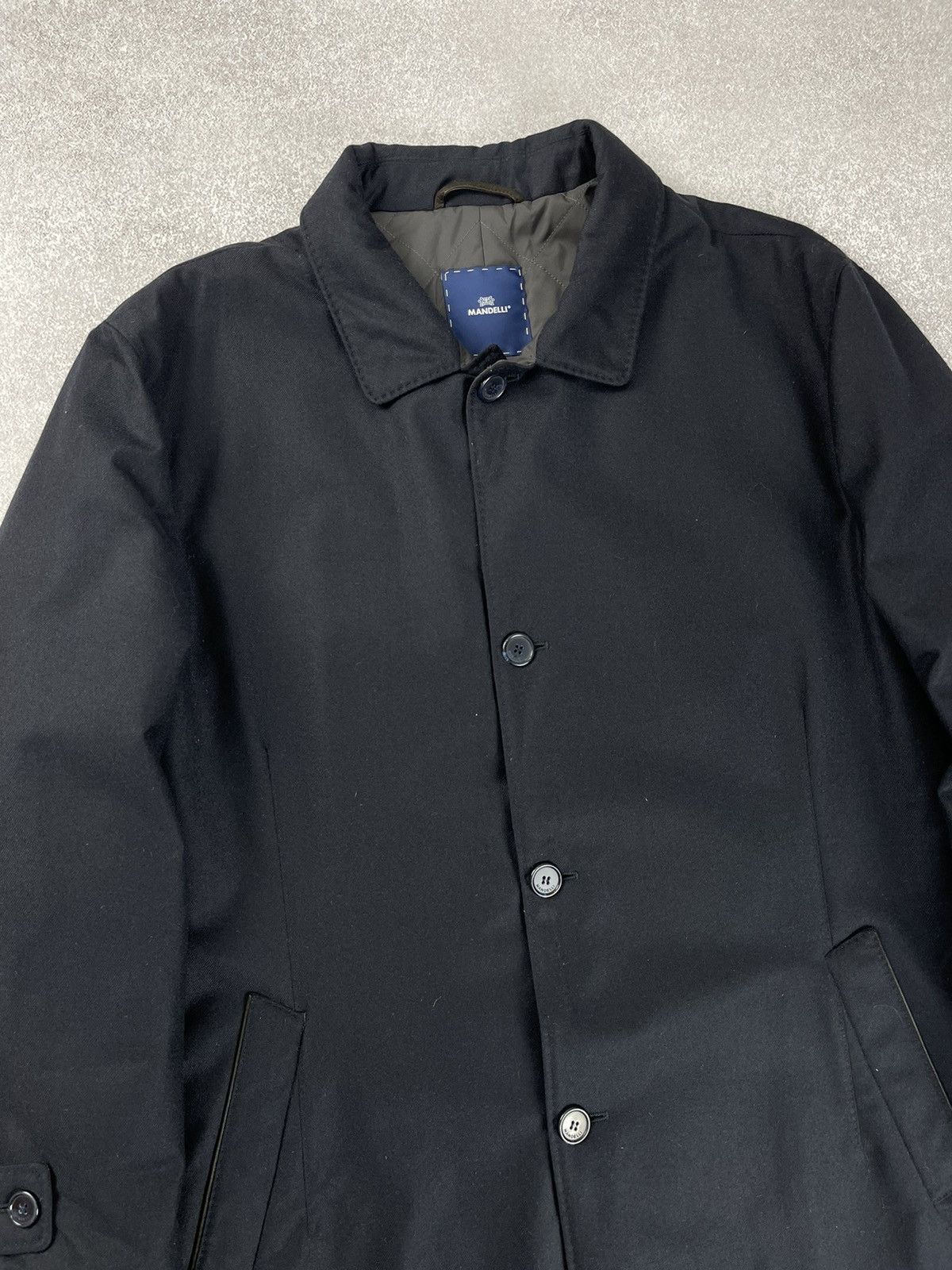 Mandelli Mandelli Cashmere Coat ing. Loro Piana Jacket Size 58 Size US XXL / EU 58 / 5 - 5 Thumbnail