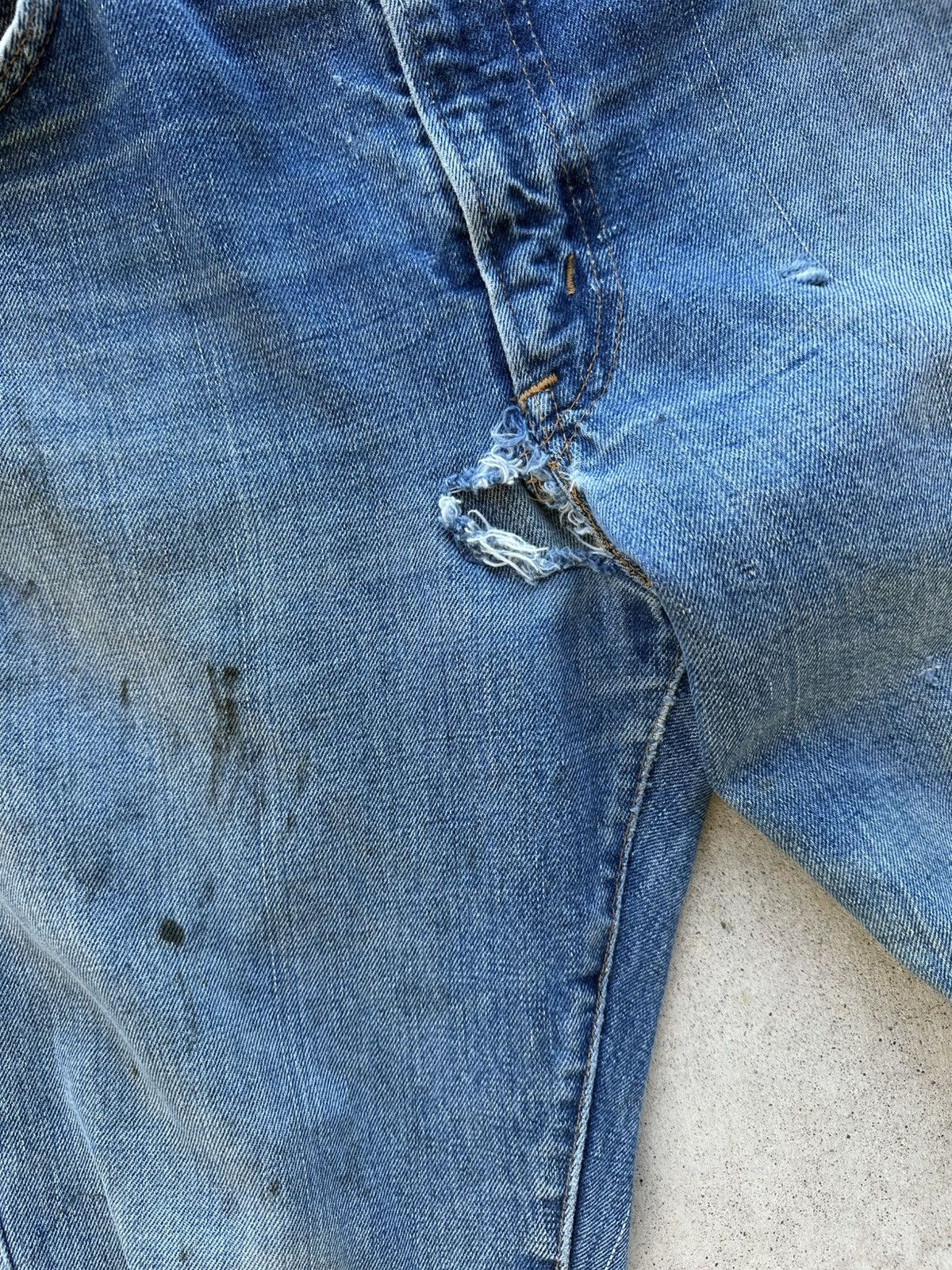 Levi's × Vintage Vintage Levi’s Big E Orange Tab 70s USA Distressed Talon Size US 32 / EU 48 - 5 Thumbnail