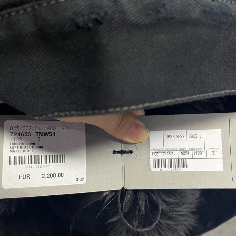 Balenciaga balenciaga's latest black solid casual singlebr