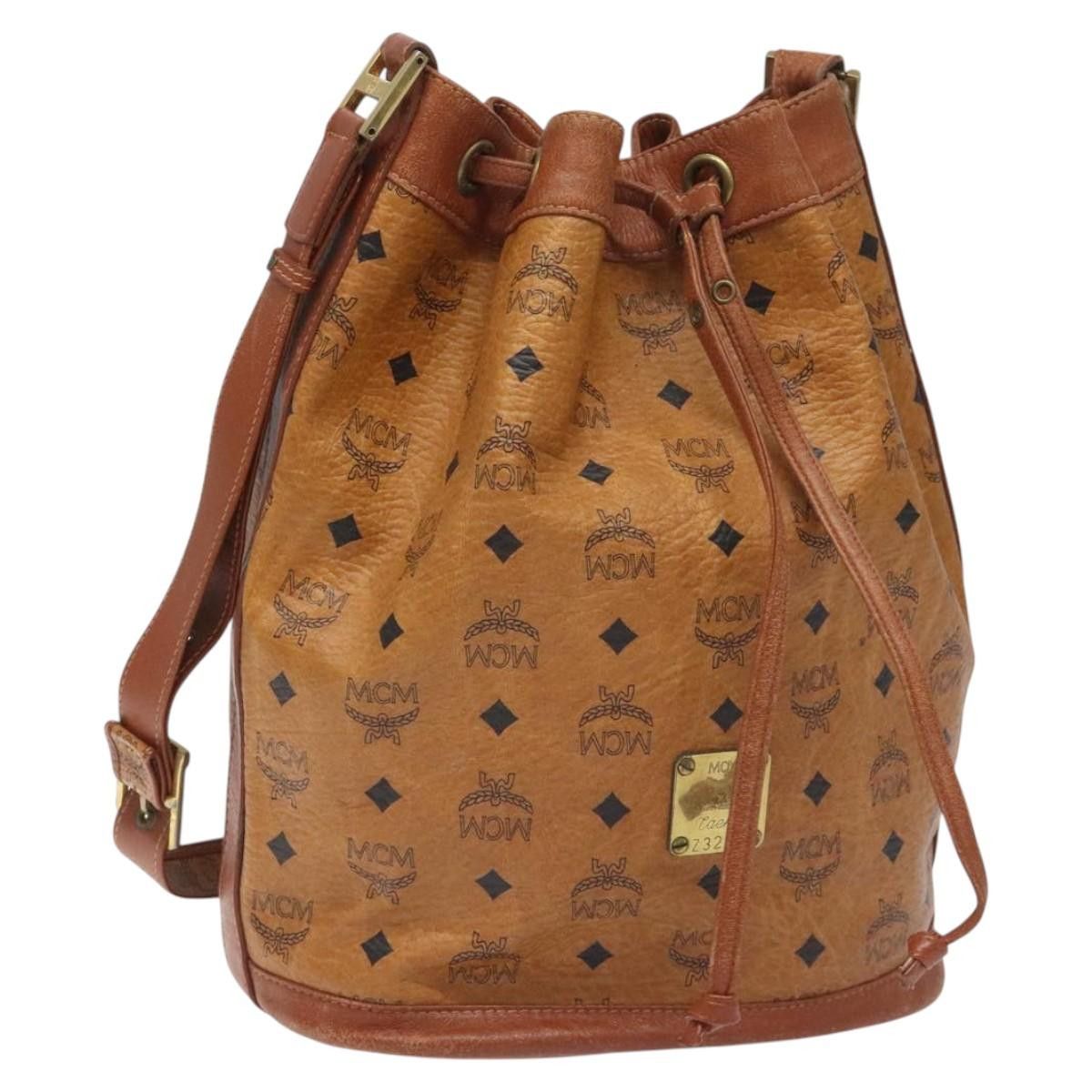 Visetos Brown Canvas Shoulder Bag (Pre-Owned)