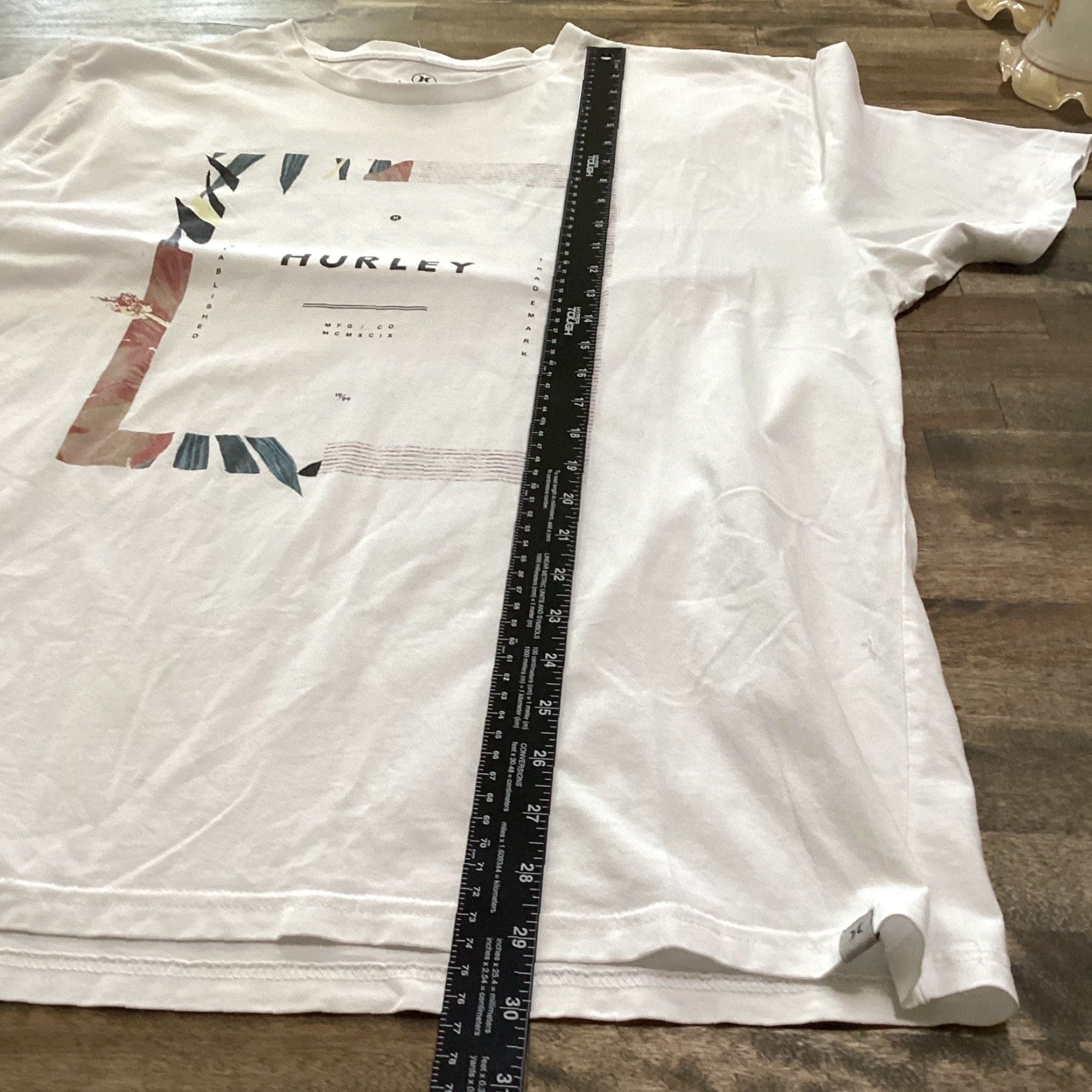 Hurley Hurley Shirt Men XL White Graphic Short Sleeve Crew Neck Surfer Skater Logo T-Shirt Size US XL / EU 56 / 4 - 7 Thumbnail