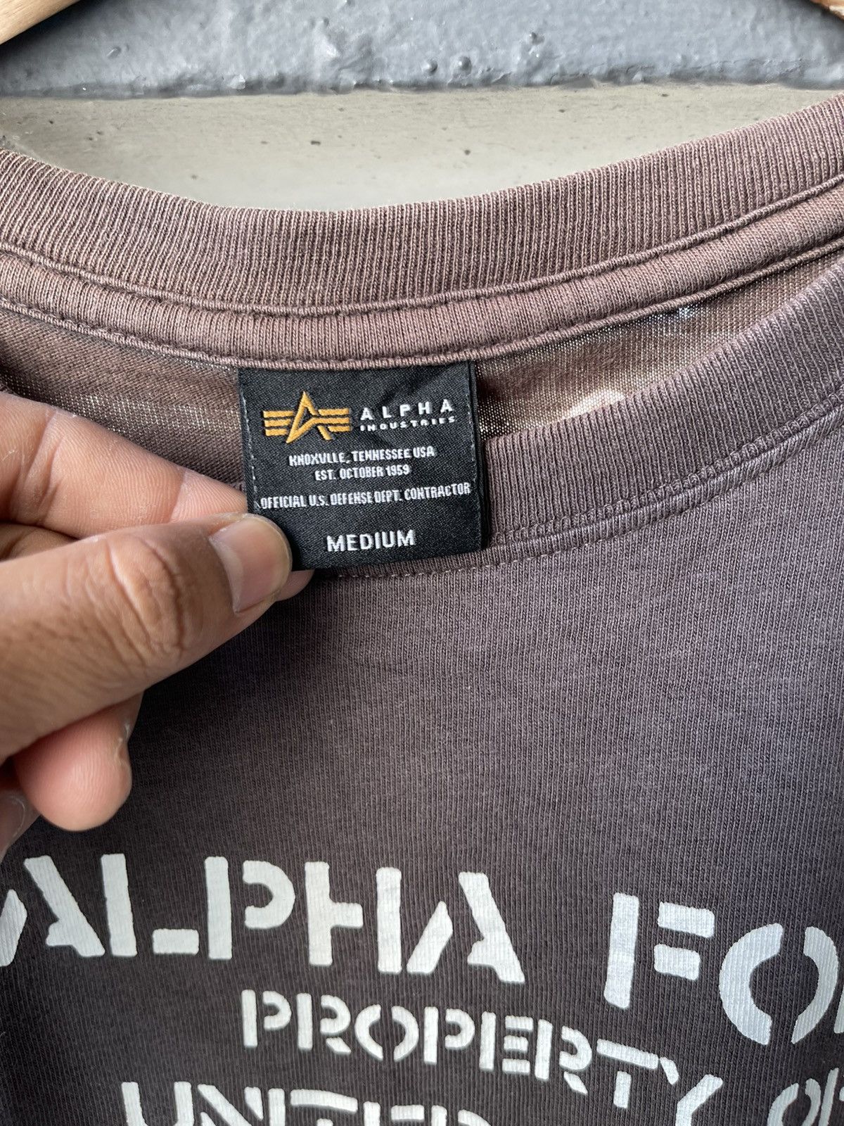 Alpha Industries Alpha Force property of united states t-shirt📸 Size US M / EU 48-50 / 2 - 3 Thumbnail