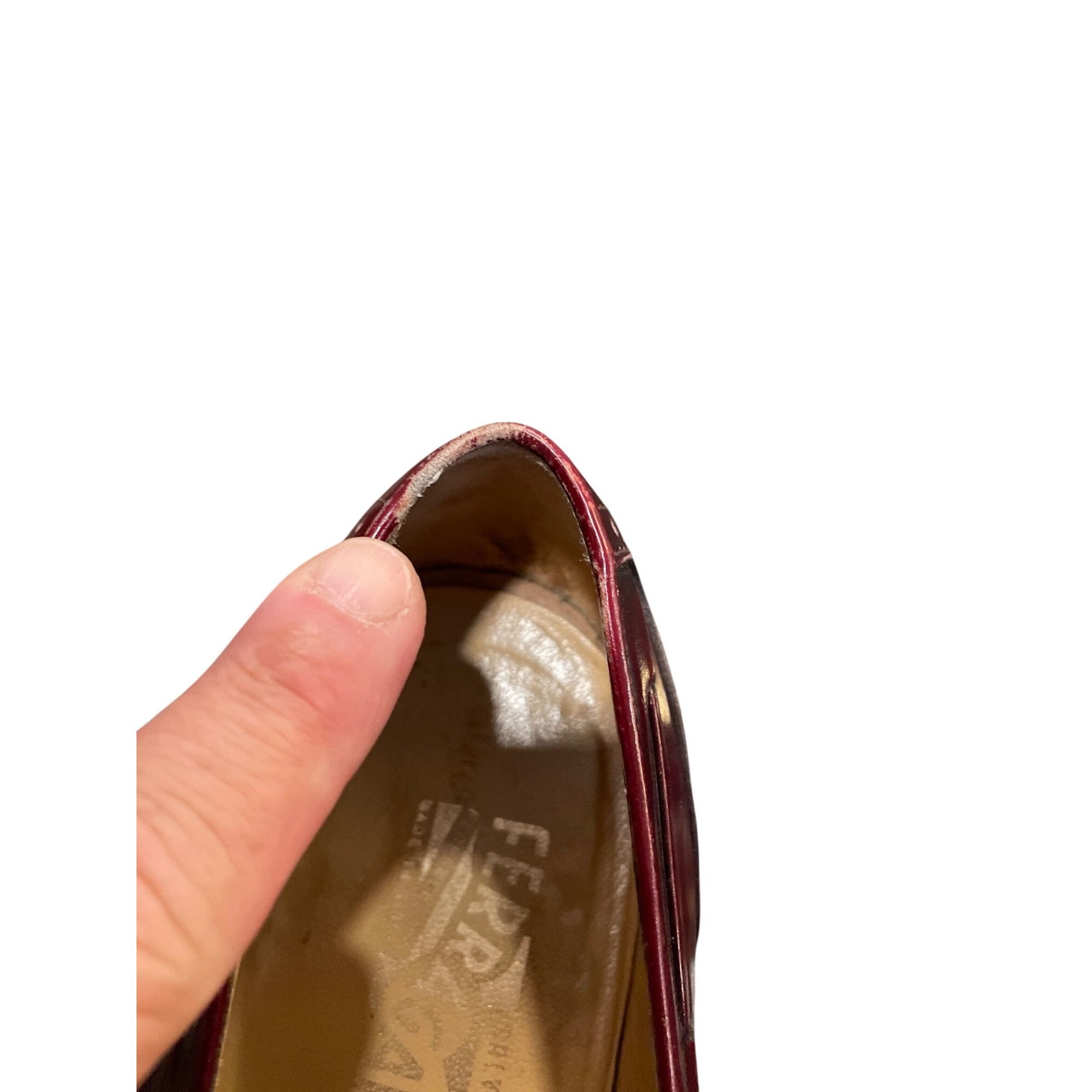 Salvatore Ferragamo Salvatore Ferragamo mens burgandy leather tassled oxford sho Size US 12 / EU 45 - 11 Thumbnail