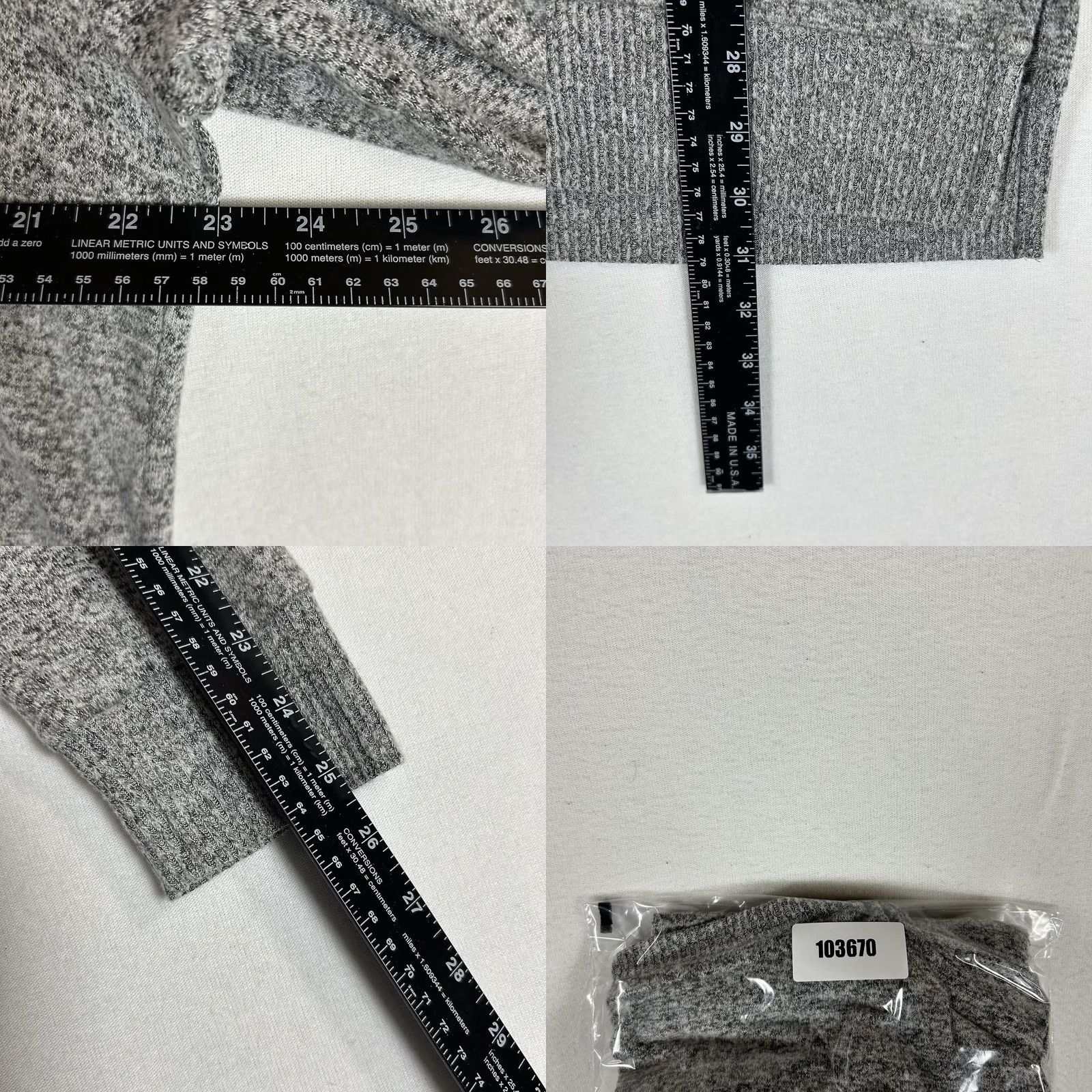 Lucky Brand Lucky Brand Sweatshirt Lightweight Long Sleeve V-Neck Pullover Womens Large Gray Pullover Knit Slim Casual City Minimalist Size L / US 10 / IT 46 - 8 Thumbnail