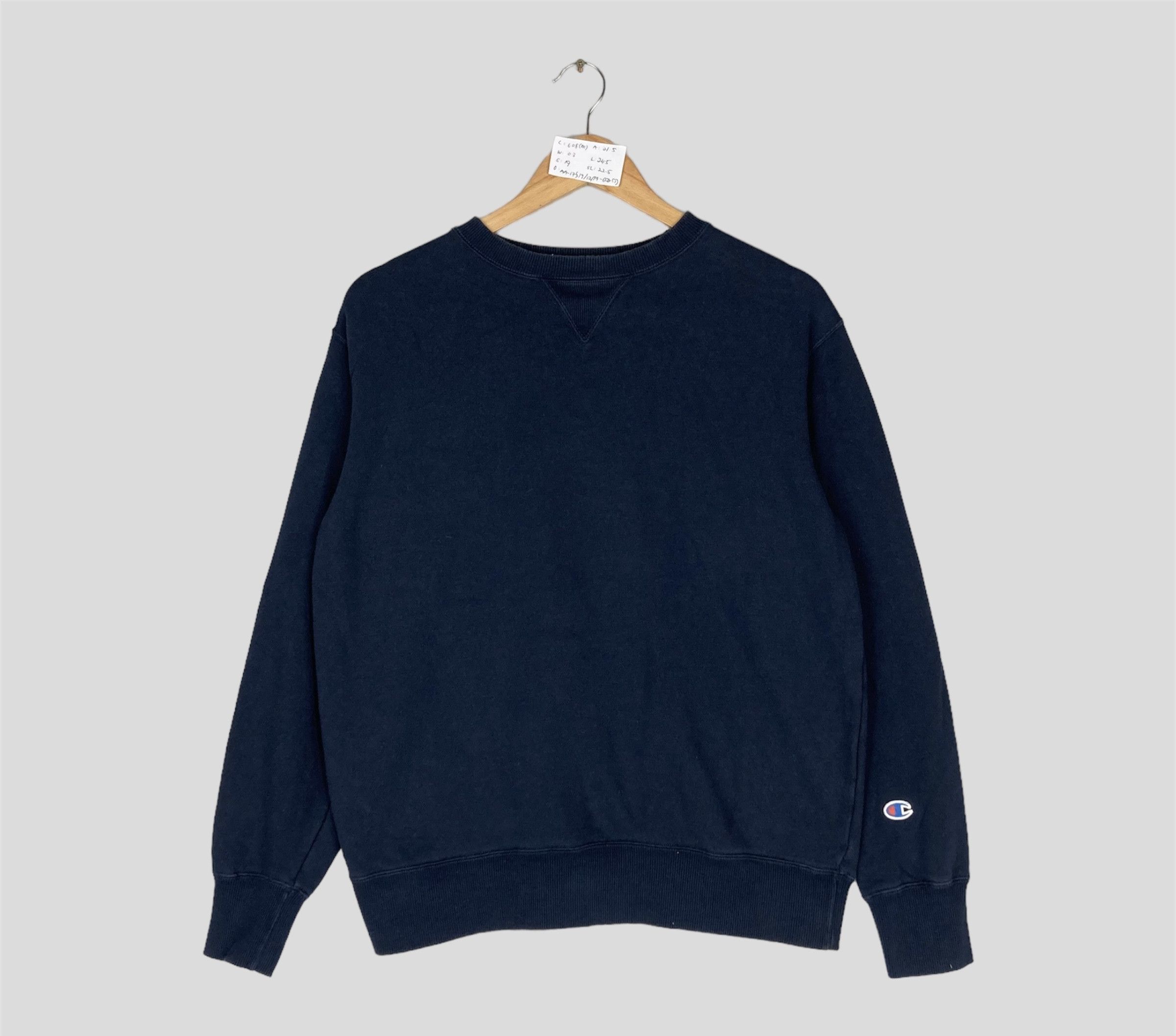 image of Champion Crewneck Sweatshirt Big Logo, Men's (Size Medium)