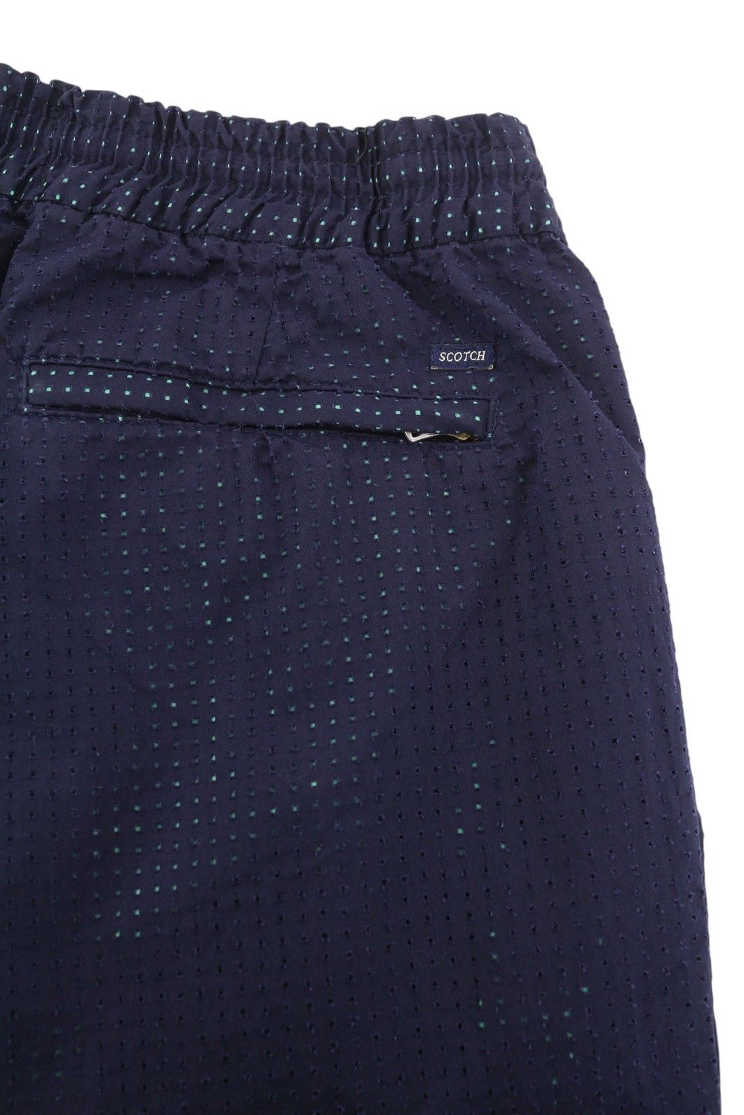 Scotch & Soda W28 Dark Blue Zip Elastic Waist Lined Pockets 84197 Size US 28 / EU 44 - 5 Thumbnail