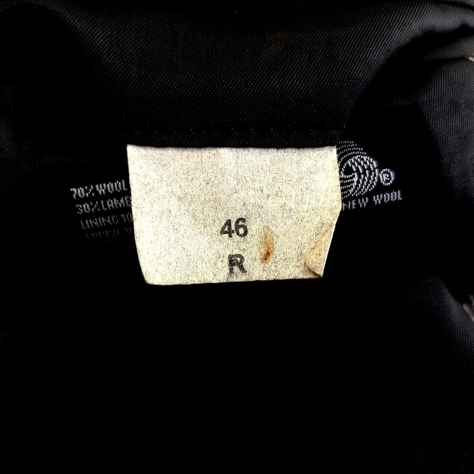 Stafford Stafford Tweed Wool 2 Button Sport Coat 44R Cream Black Herr Size 44R - 11 Thumbnail
