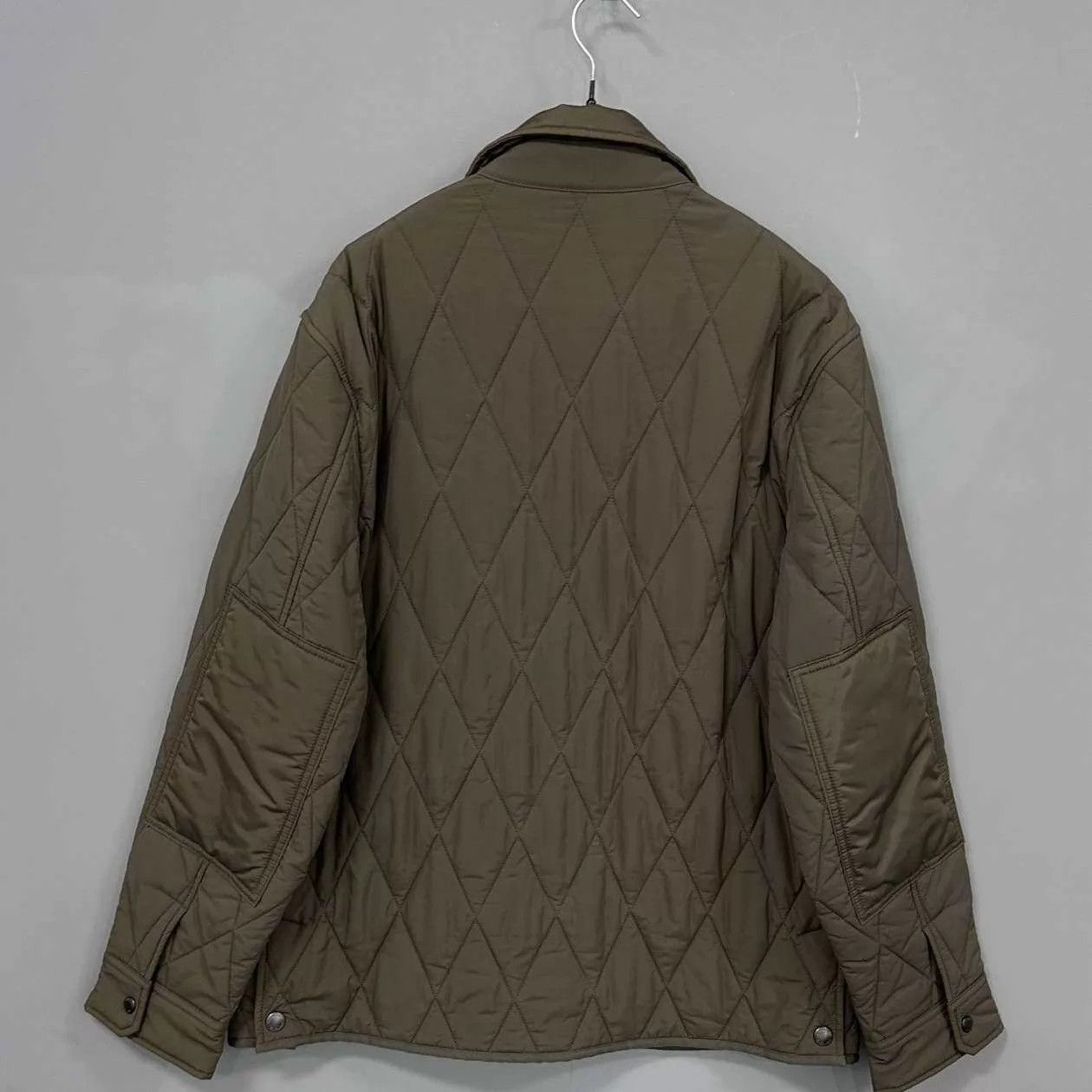 Burberry Burberry Military Green Check Cotton Jacket 54 Size US L / EU 52-54 / 3 - 3 Thumbnail