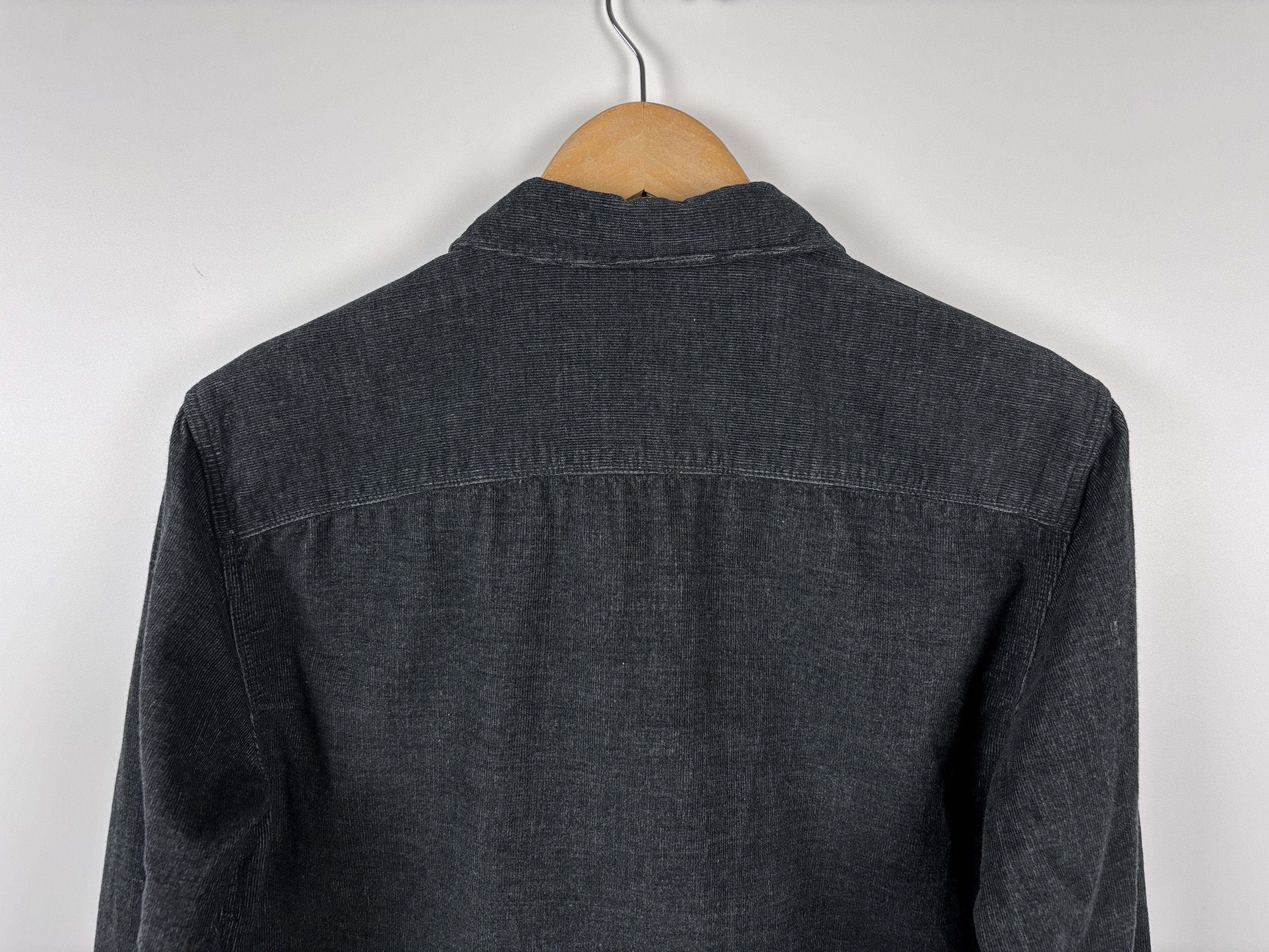 Allsaints All Saints Lorella Medium Textured Corduroy Shirt Gray S Size US S / EU 44-46 / 1 - 5 Thumbnail