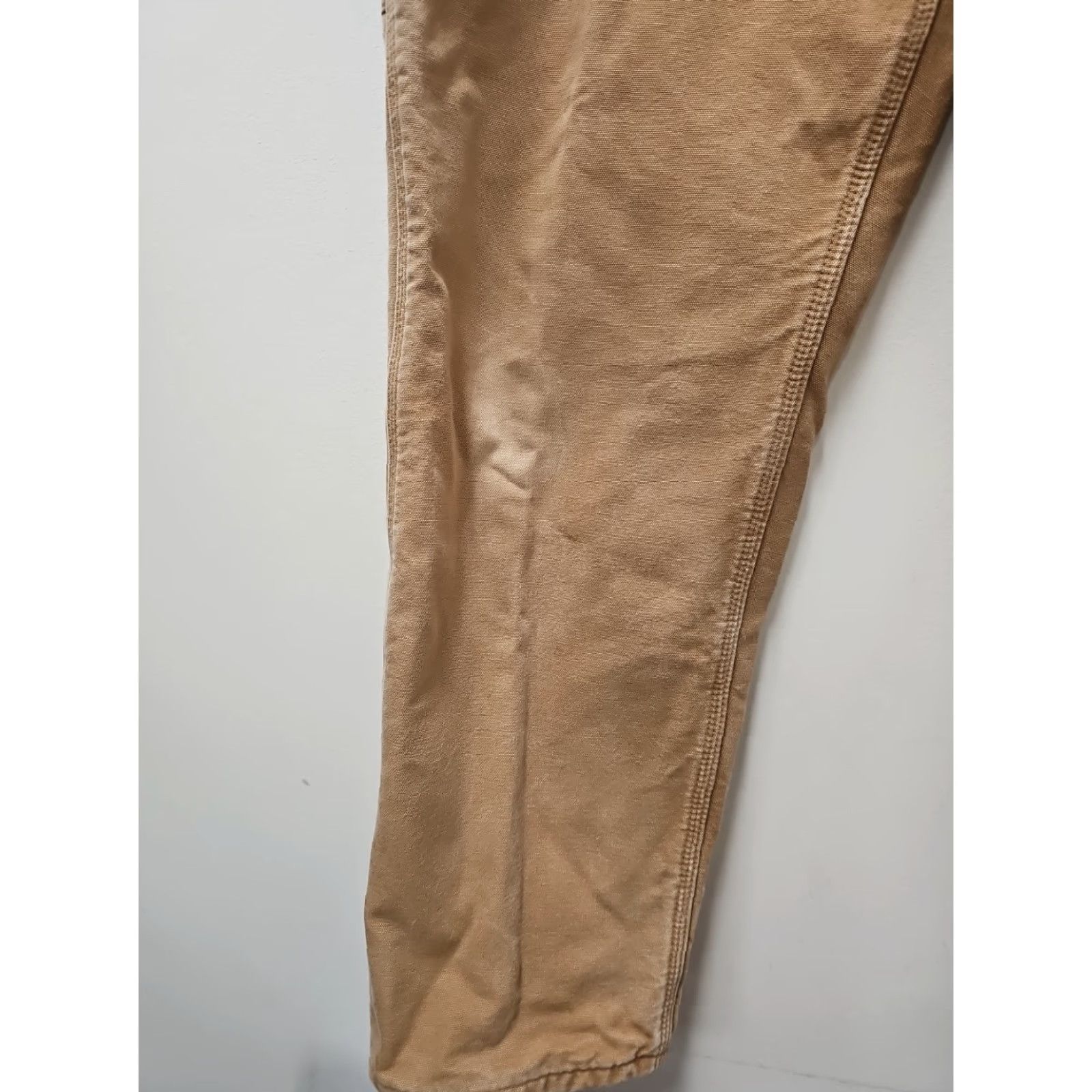Carhartt VINTAGE Carhartt Pants Duck Canvas Chino Lined 34x29 Men Brown Size US 34 / EU 50 - 5 Thumbnail