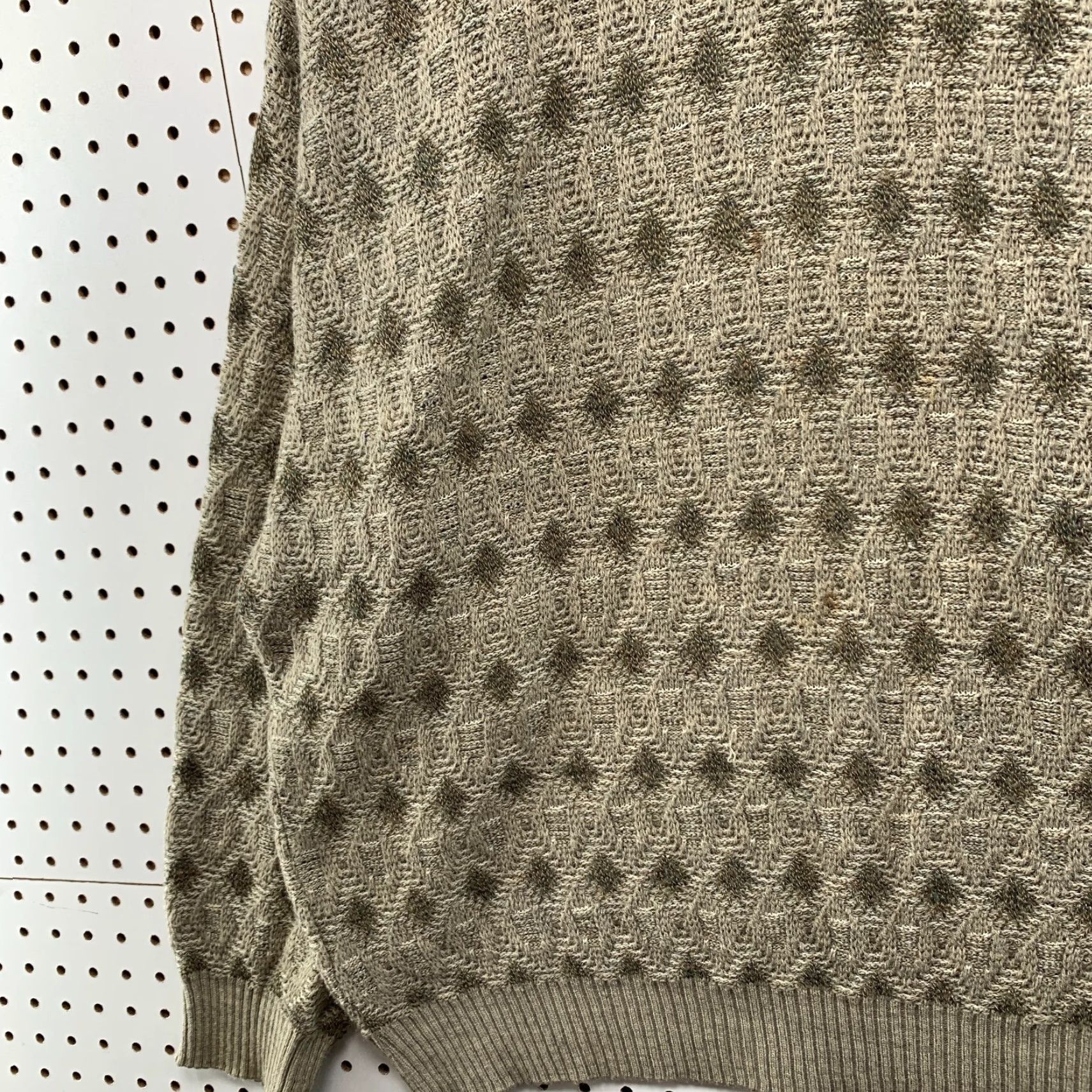 Jantzen VINTAGE Jantzen Knit Acrylic Sweater Mens Large Gray Grandpa Pullover 25.5x29.5 Size US L / EU 52-54 / 3 - 6 Thumbnail