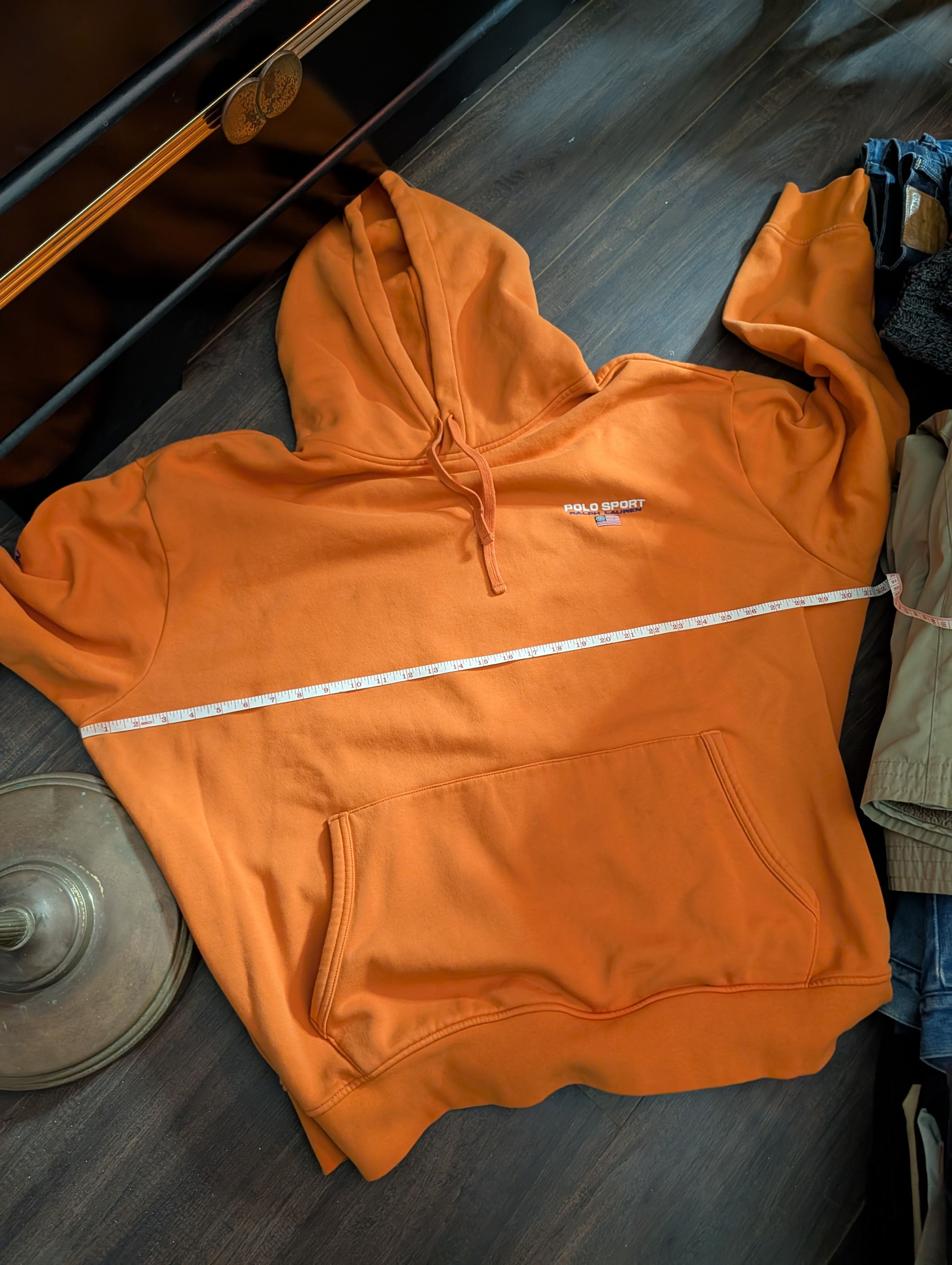 Polo Ralph Lauren POLO SPORT iconic orange logo embroidered hoodie Size US XXL / EU 58 / 5 - 15 Thumbnail