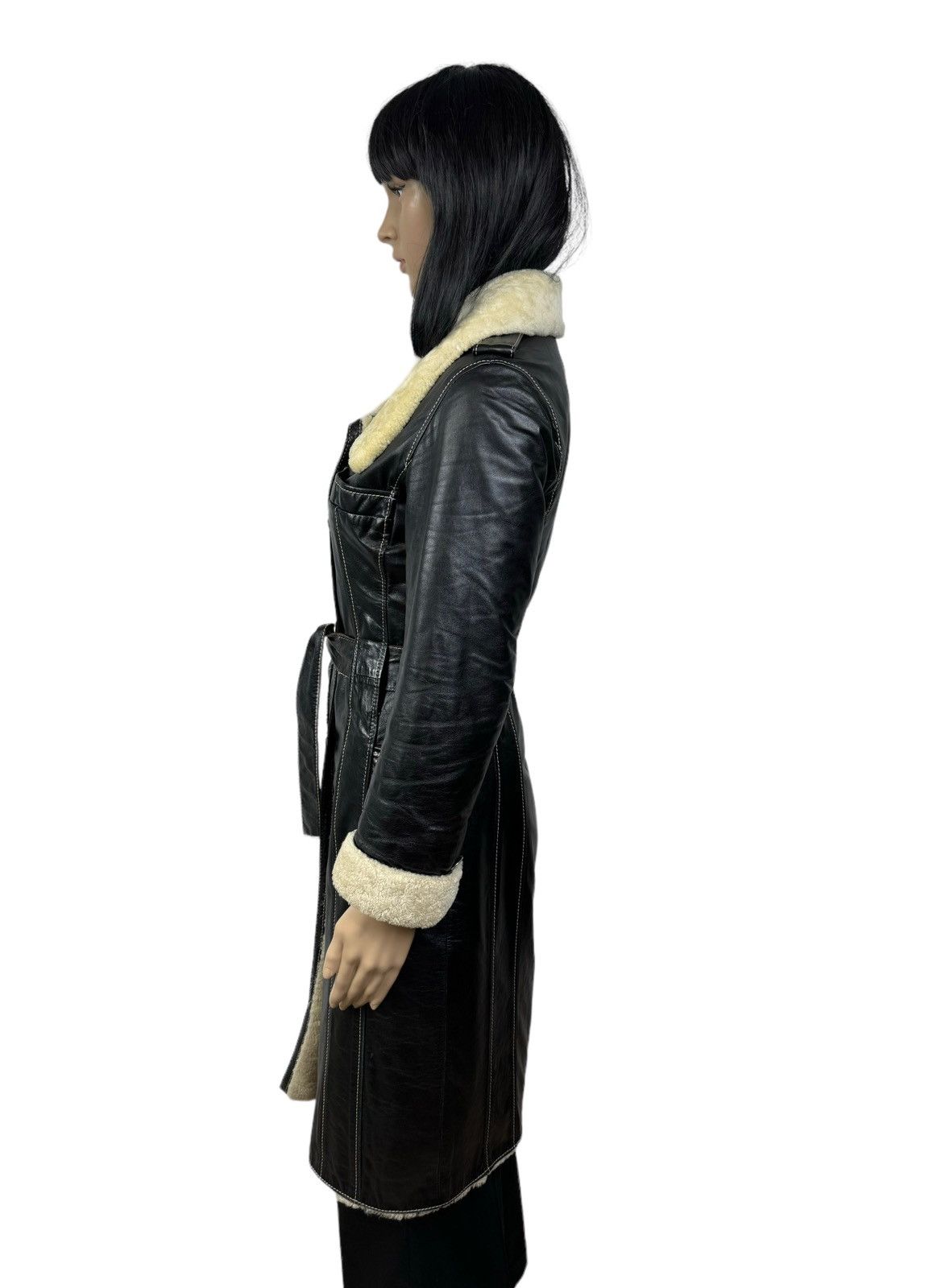 Other Jaris Genuine Leather Sheepskin Coat Belted size XS Size XS / US 0-2 / IT 36-38 - 5 Thumbnail