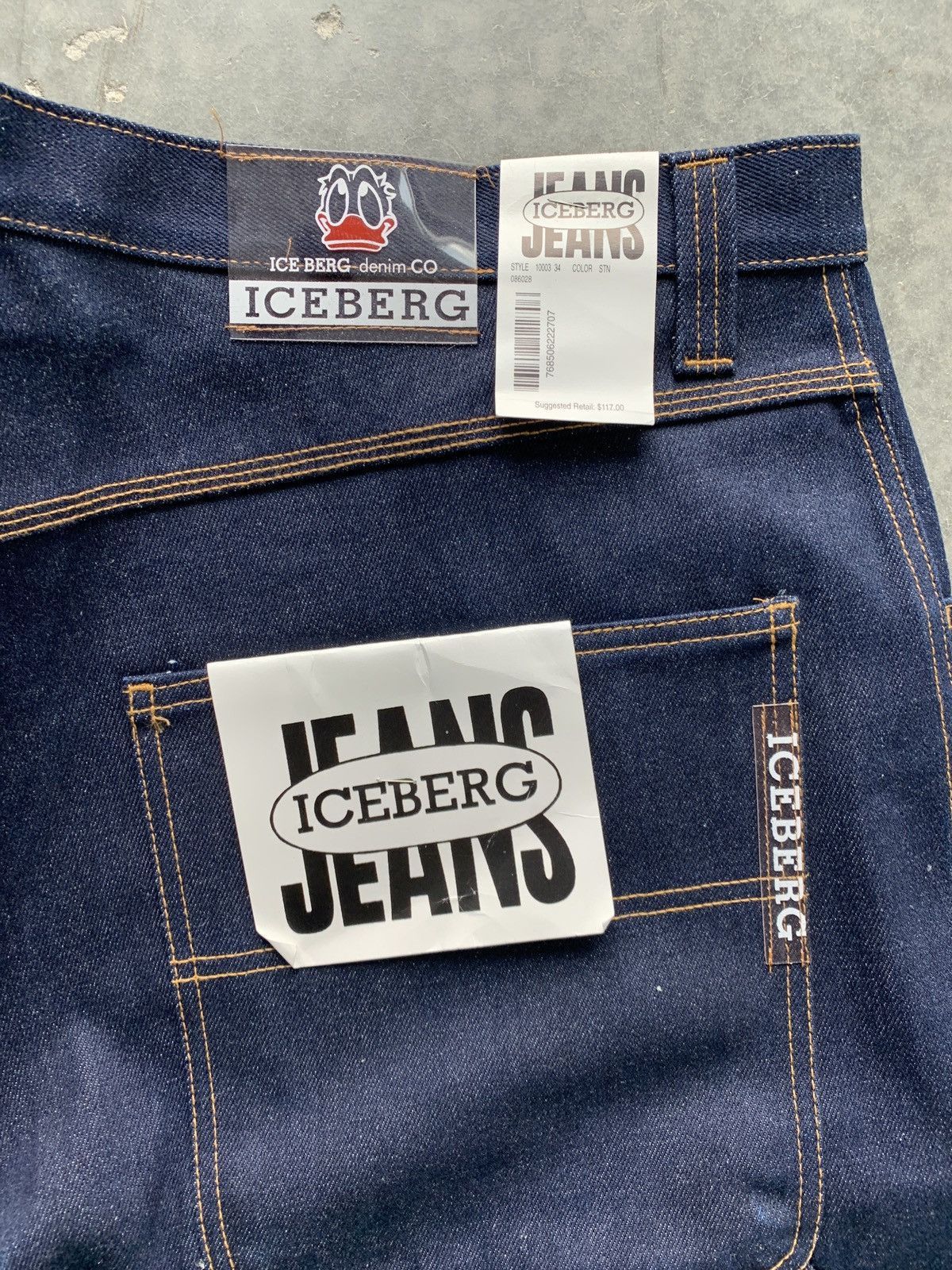 Iceberg × Southpole × Vintage BNWT Vintage Y2K Iceberg Carpenter Jeans Size US 42 / EU 58 - 2 Thumbnail