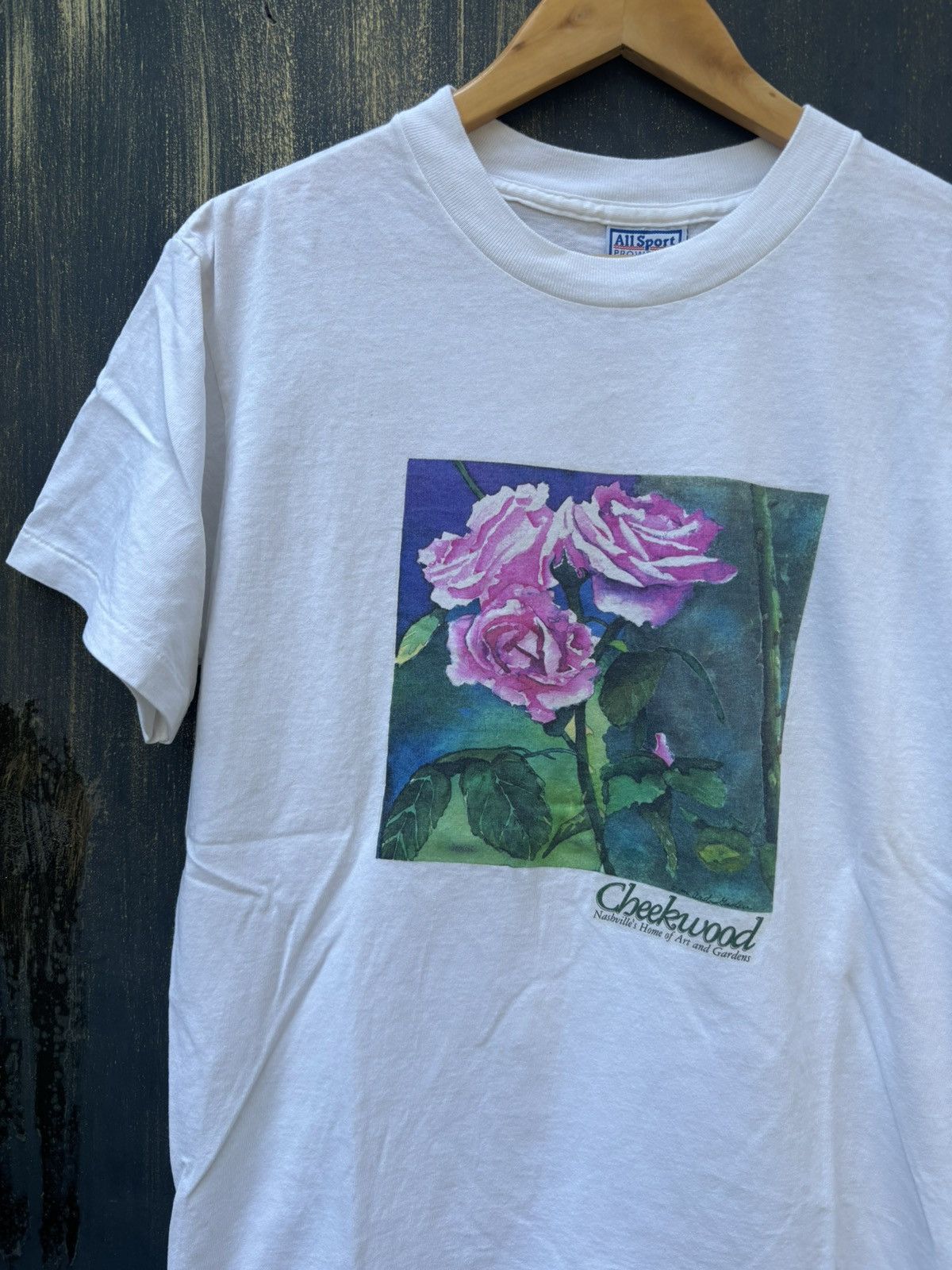 Vintage RARE! Vintage 90’s Art Flower Tee Size US M / EU 48-50 / 2 - 3 Thumbnail