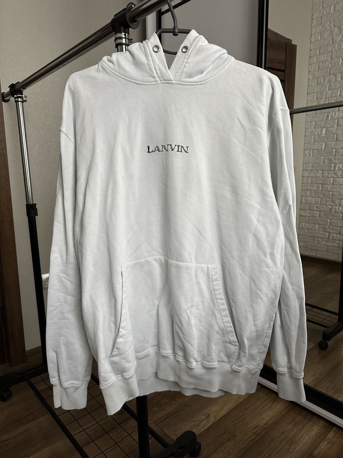 Lanvin Lanvin Paris Hoodie Pullover Size US XL / EU 56 / 4 - 1 Thumbnail