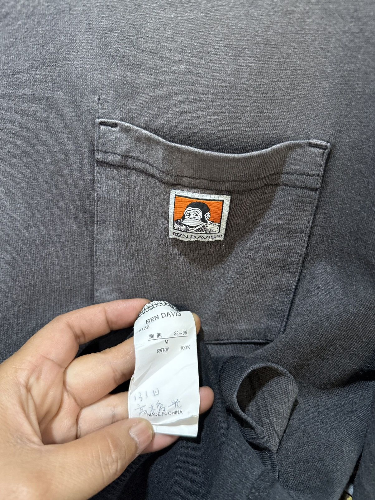 Ben Davis Thrashed Ben Davis Pocket Sun Faded Tee Size US L / EU 52-54 / 3 - 7 Thumbnail