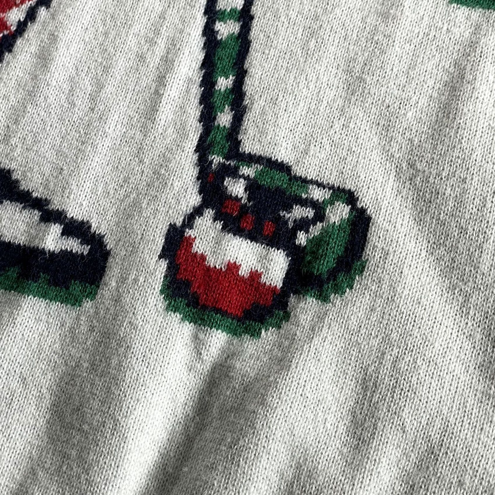 TravisMathew VINTAGE TravisMathew Sweater Mens L Navy Green Santa Golf Ugly Christmas Pullover Size US L / EU 52-54 / 3 - 3 Thumbnail
