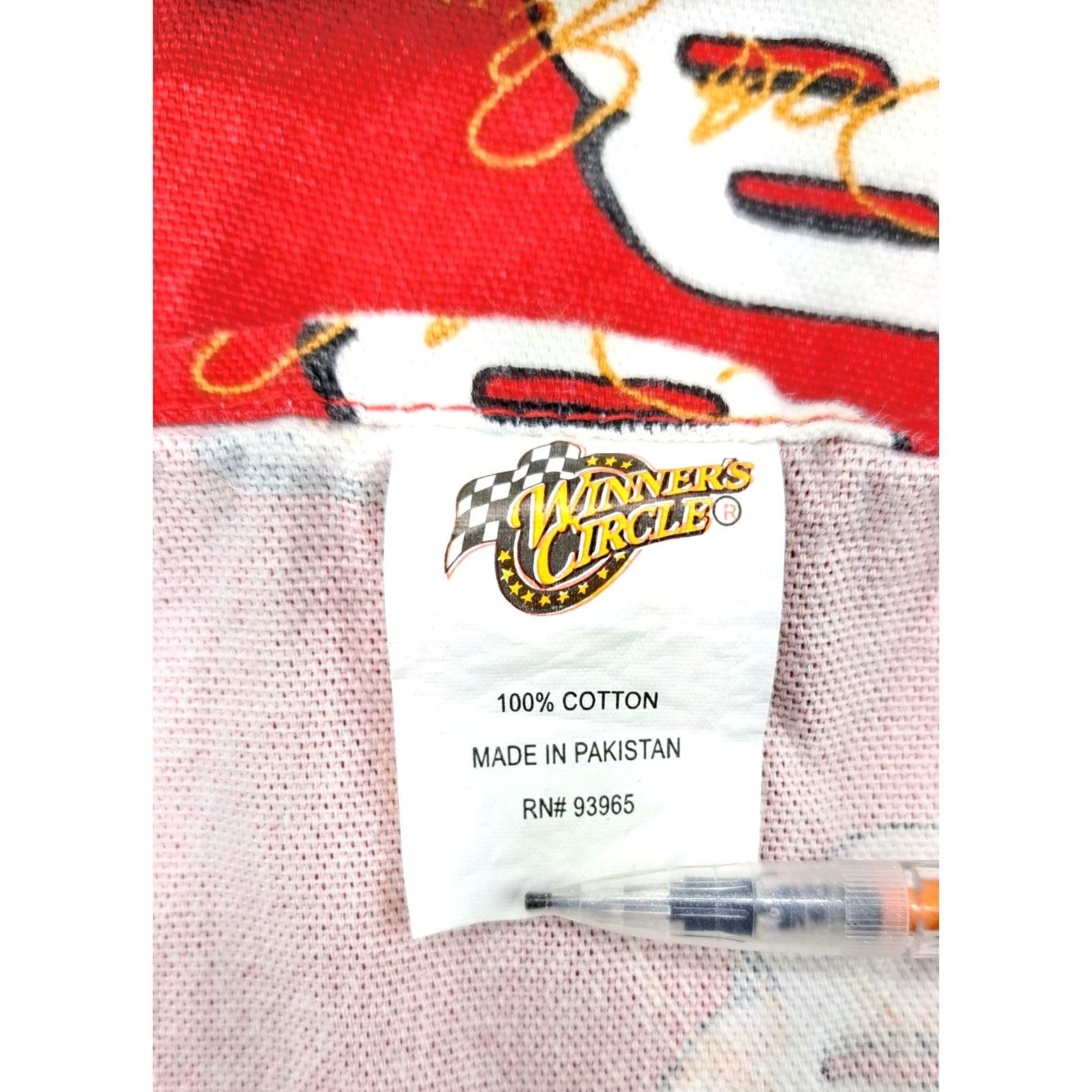 NASCAR Vintage Dale Earnhardt Jr. Racing Apron Winner's Circle Red Size ONE SIZE - 2 Thumbnail