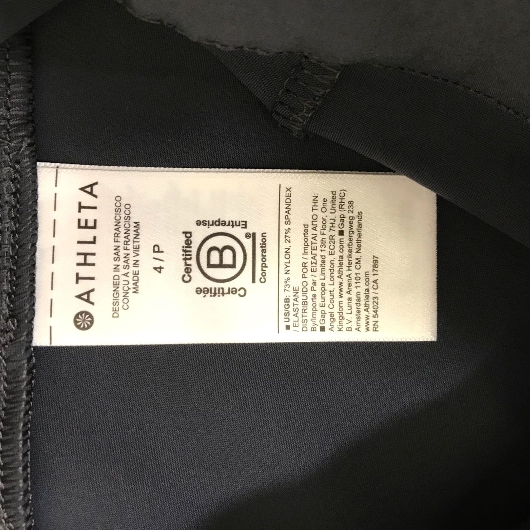 Athleta Athleta Be Free Stellar Tight Legging Black Women's 4P Pants Slim Yoga Ankle Skinny Pull On Slit Wedding? Size 27" / US 4 / IT 40 - 8 Thumbnail