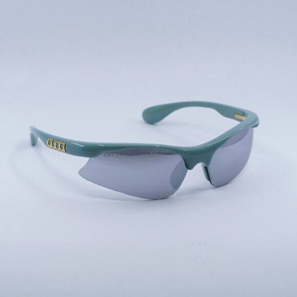 Gucci 🕶️ New Gucci GG1774S 005 Sunglasses - Shiny Mineral Green Size ONE SIZE - 4 Thumbnail