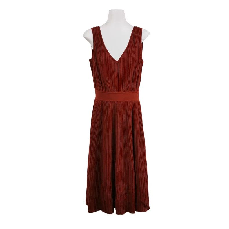 Other LORO PIANA A red silkworm silk dress Size M / US 6-8 / IT 42-44 - 1 Thumbnail