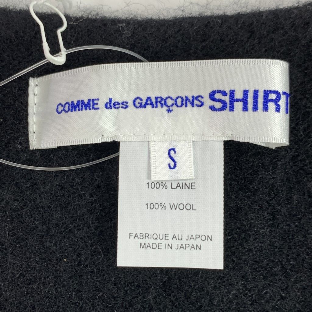 Comme des Garcons SHIRT Sweater V Neck Wool V Neck Black Size US S / EU 44-46 / 1 - 5 Thumbnail