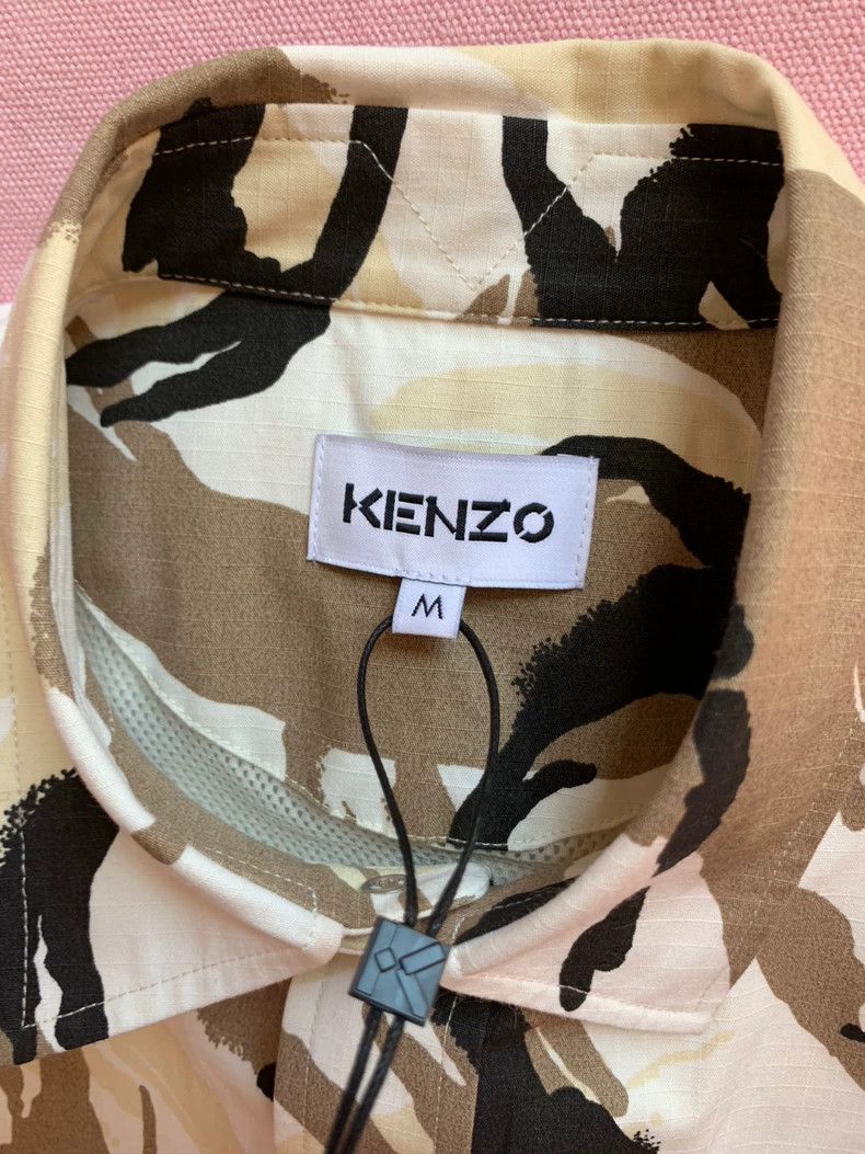 Kenzo KENZO Men's art camouflage long sleeve shirt jacket Size US M / EU 48-50 / 2 - 4 Thumbnail