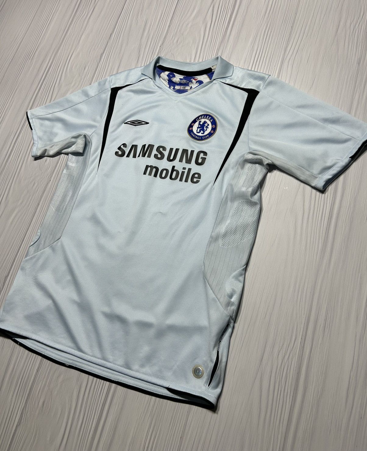 Chelsea Soccer Vintage YXL Chelsea Umbro Samsung Jersey T-Shirt Size US XL / EU 56 / 4 - 2 Thumbnail