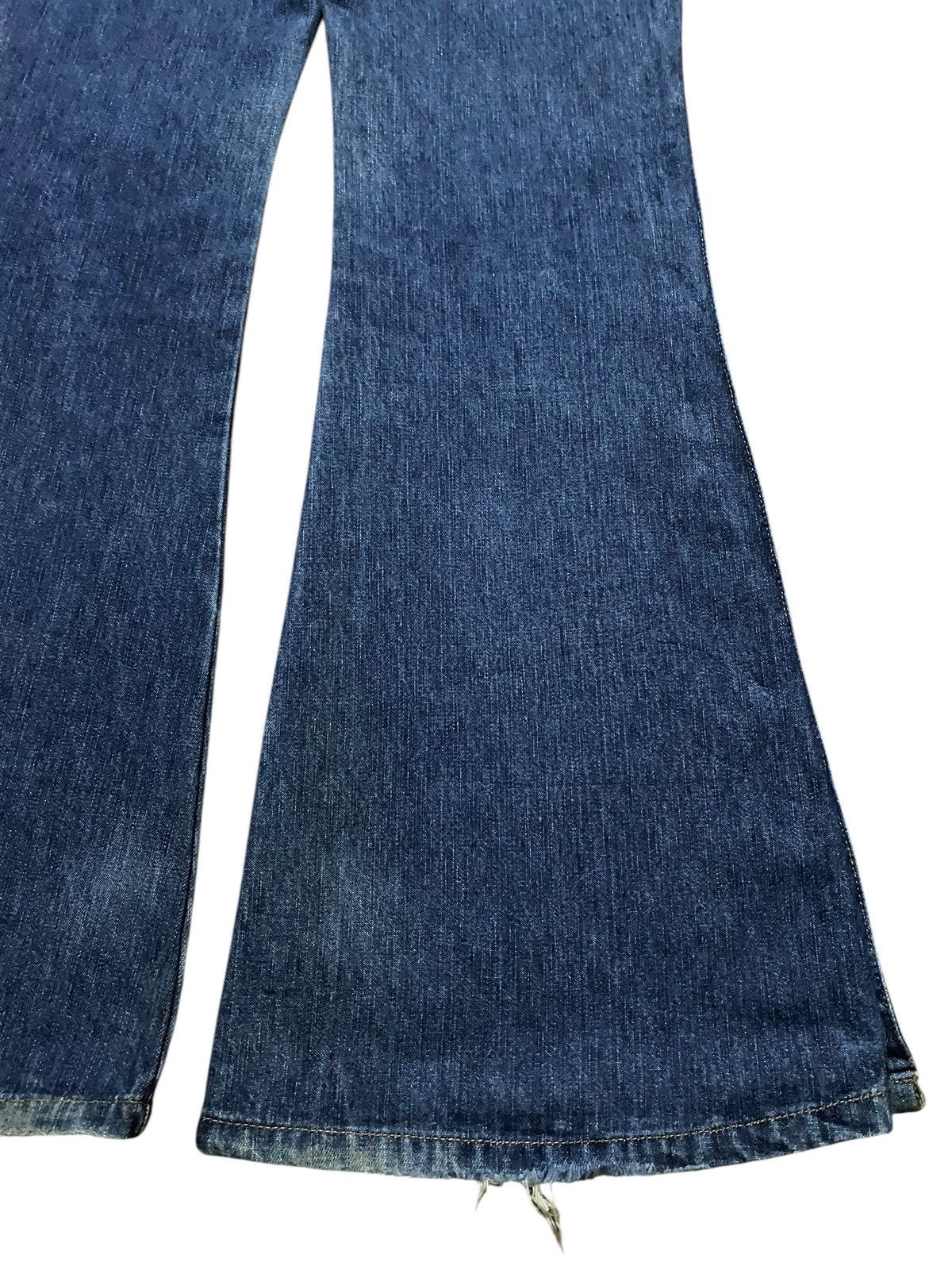 Japanese Brand Y2K Japanese Brand Back&Forth Botton Leg Super Flare Jeans Size US 28 / EU 44 - 10 Thumbnail