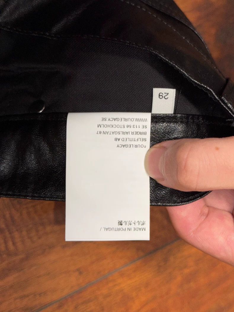 Our Legacy Our Legacy size29 Motorcycle leather trousers Size US 29 - 6 Thumbnail