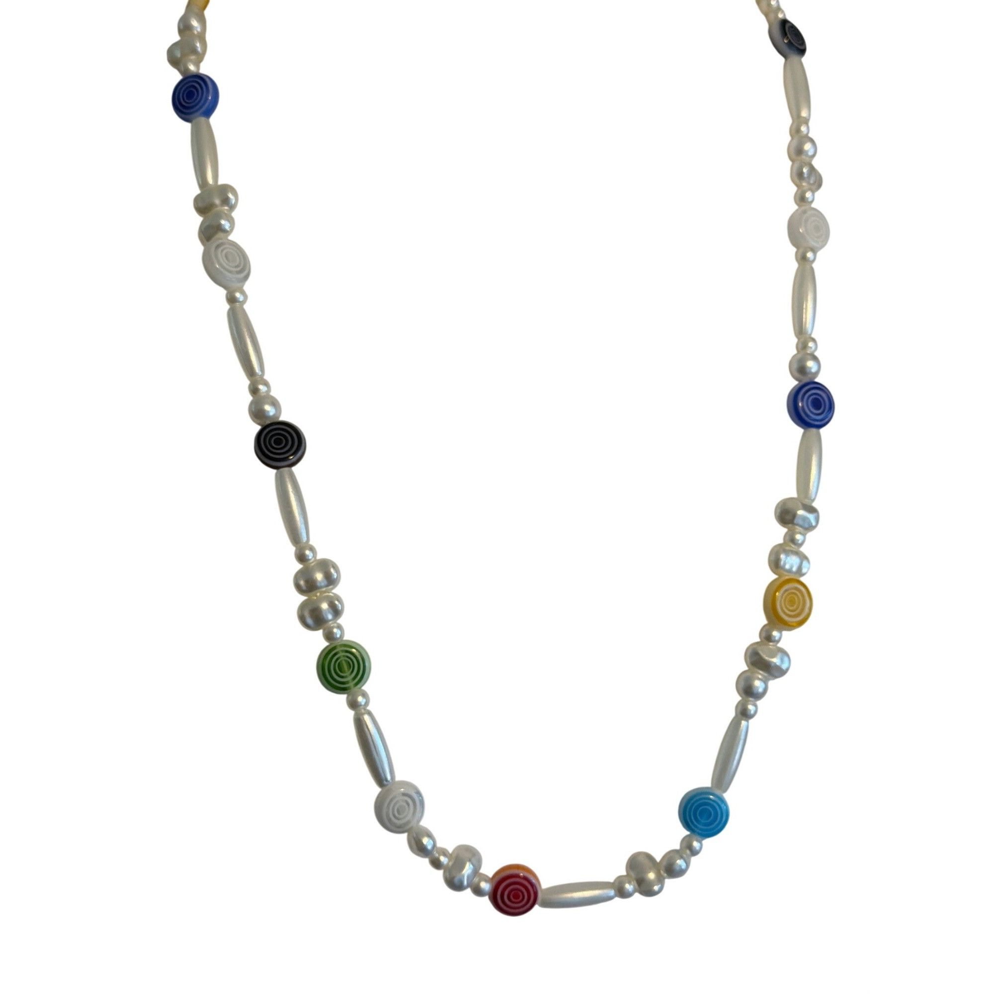 Other Sugarfix Multicolor Beaded Necklace Faux Pearls Acrylic Swir Size ONE SIZE - 1 Thumbnail