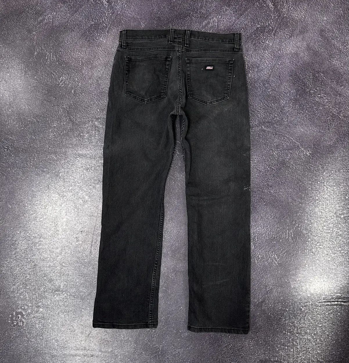 Dickies × Vintage Vintage Dickies Black Painted Work Hype Pants Jeans Size US 34 / EU 50 - 1 Thumbnail