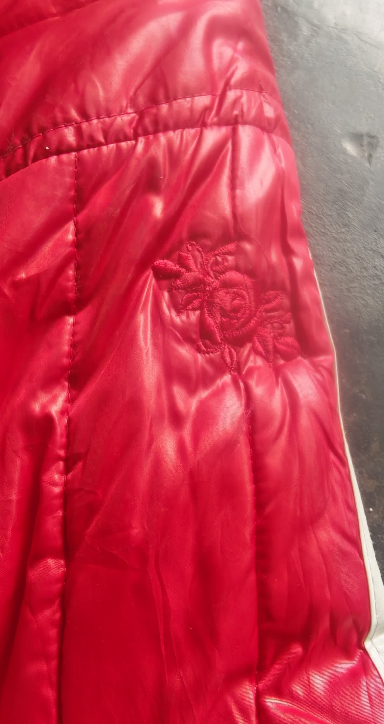 Adidas Adidas Originals Vintage Trefoil Quilted Jacket Red Size M Size US M / EU 48-50 / 2 - 11 Thumbnail
