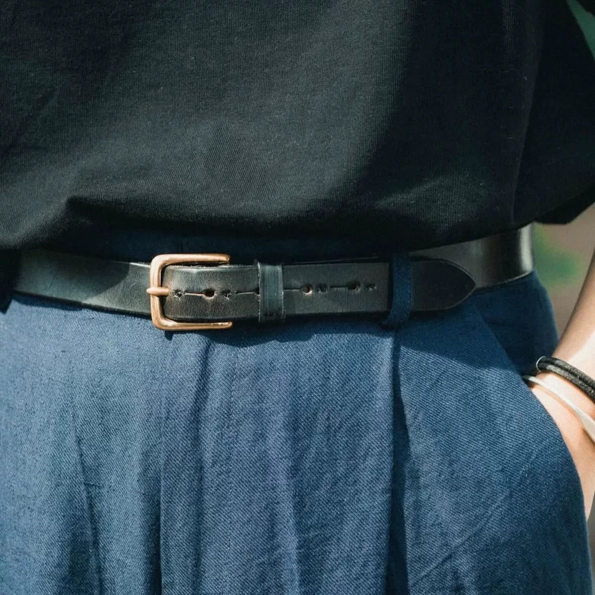 J.FitzPatrick Jabez Cliff 32 UK Made Leather Belt Size ONE SIZE - 1 Thumbnail