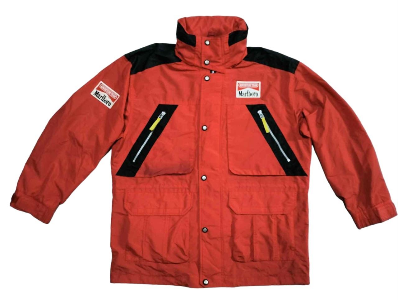 Vintage Marlboro Adventure Team Hidden Hoodie Zipper Jacket