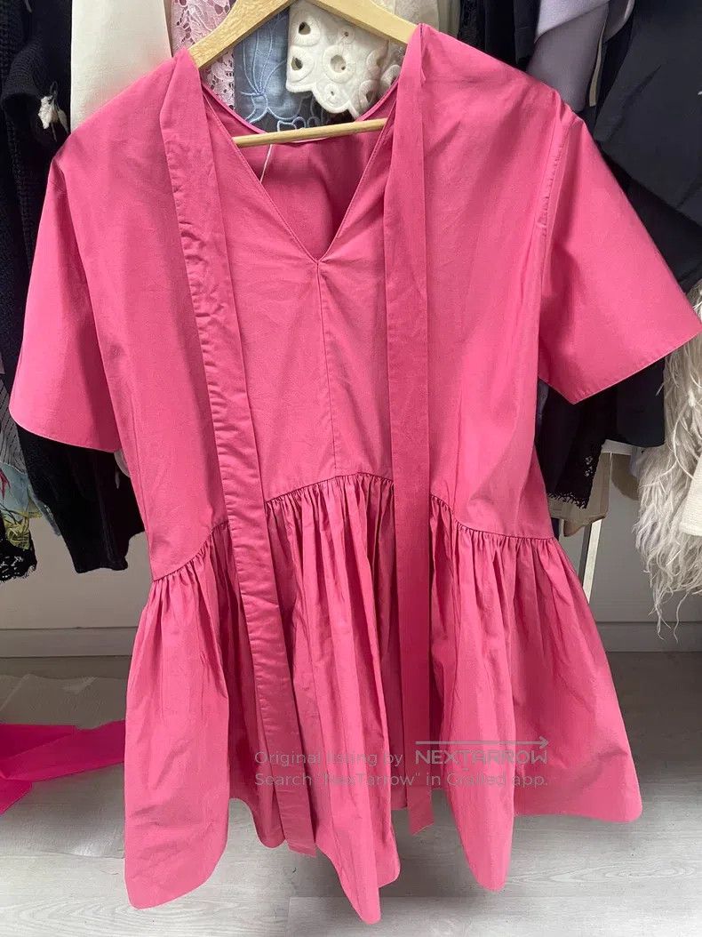 Valentino Valentino Bow dress Size L / US 10 / IT 46 - 5 Thumbnail